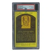Joe Sewell Signed 4x6 Cleveland Hall Of Fame Plaque Card PSA/DNA 85026252 - Image 3