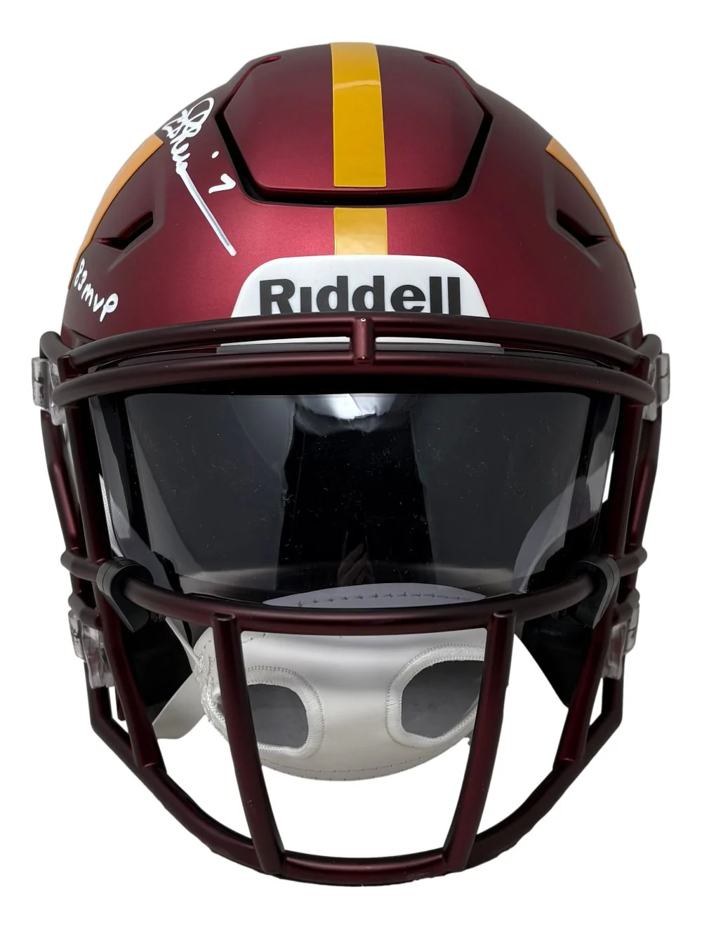 Joe Theismann Signed Washington Commanders MIDI SpeedFlex Helmet 83 MVP BAS - Image 3