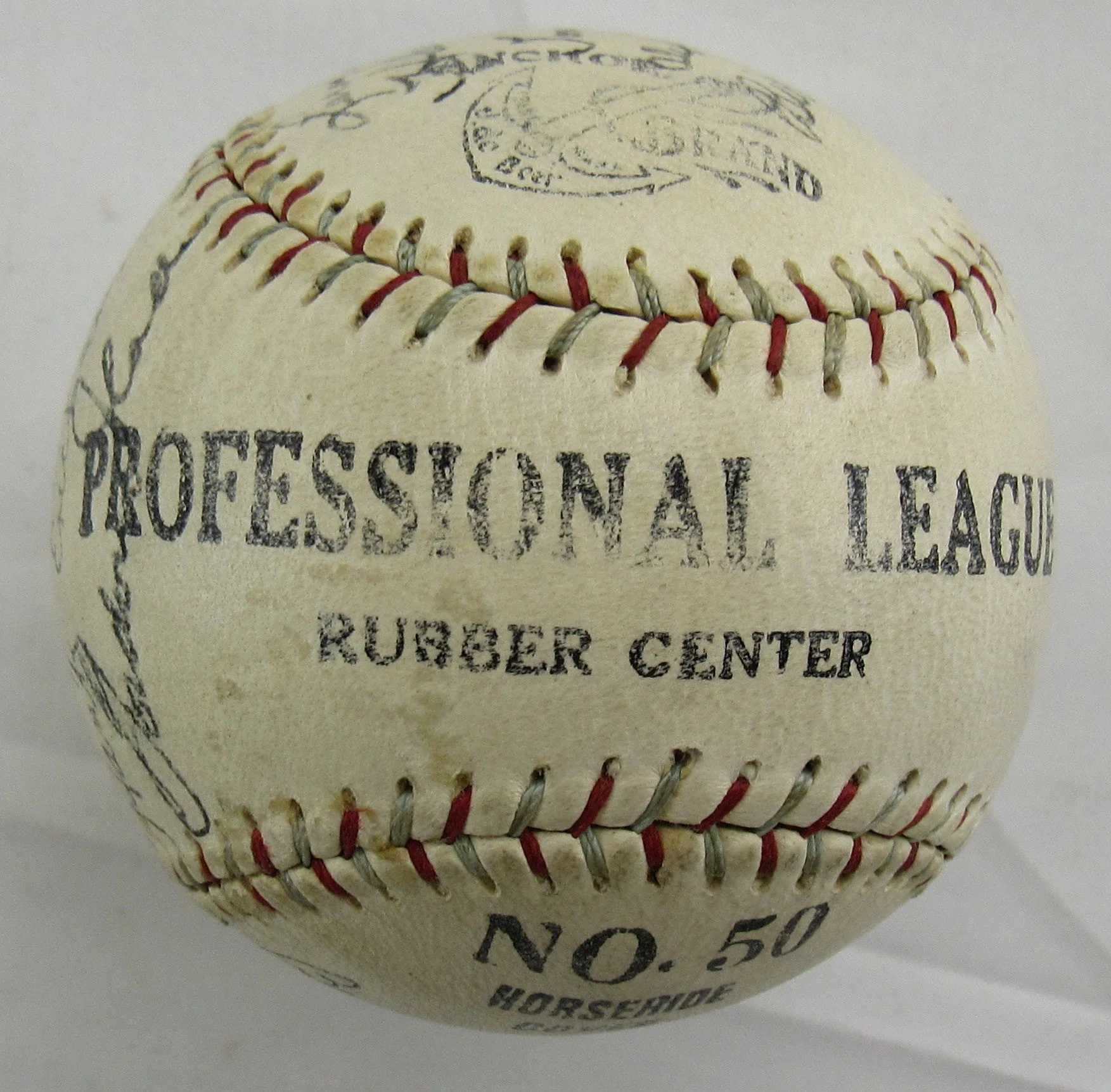 1935 Cincinnati Reds Team Signed Auto Rawlings Baseball JSA LOA Copy Z32303 - Image 6