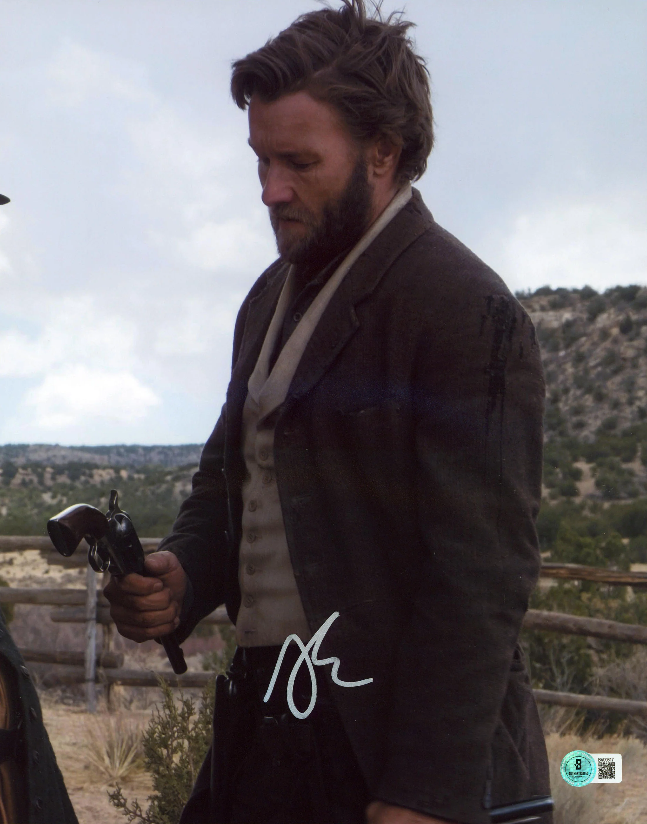 Joel Edgerton Jane Got A Gun Authentic Signed 11x14 Vertical Photo BAS #BV00817