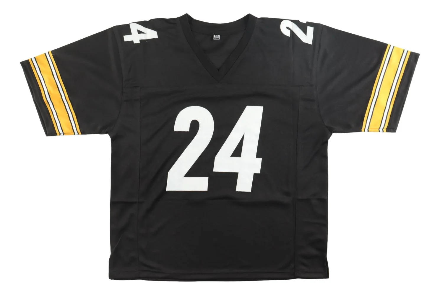 Joey Porter Jr Pittsburgh Signed Black Football Jersey JSA QR Hologram - Image 3