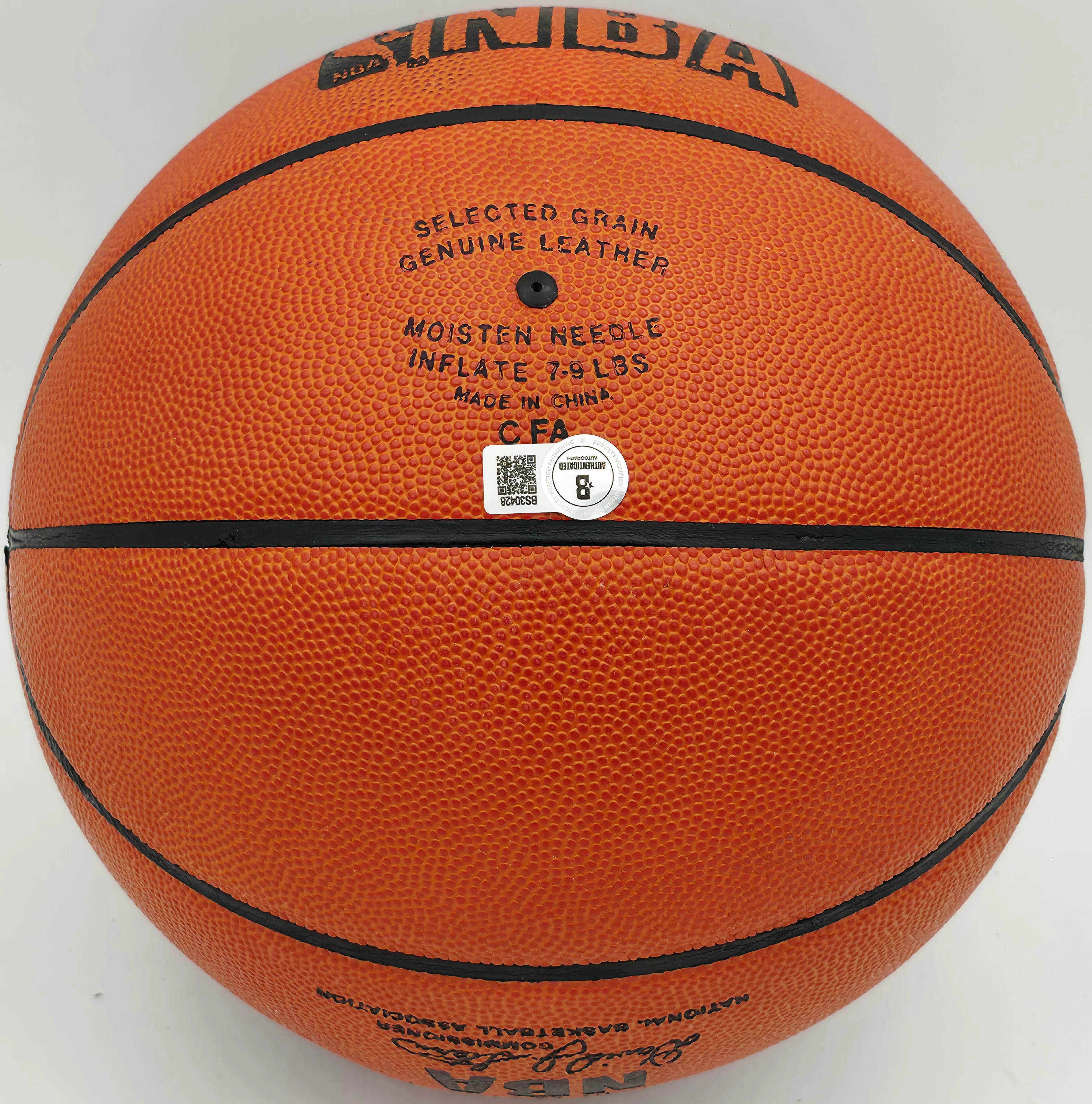 John Havlicek Autographed Spalding NBA Leather Game Basketball Boston Celtics UDA Holo & Beckett BAS QR #BS30428 - Image 5