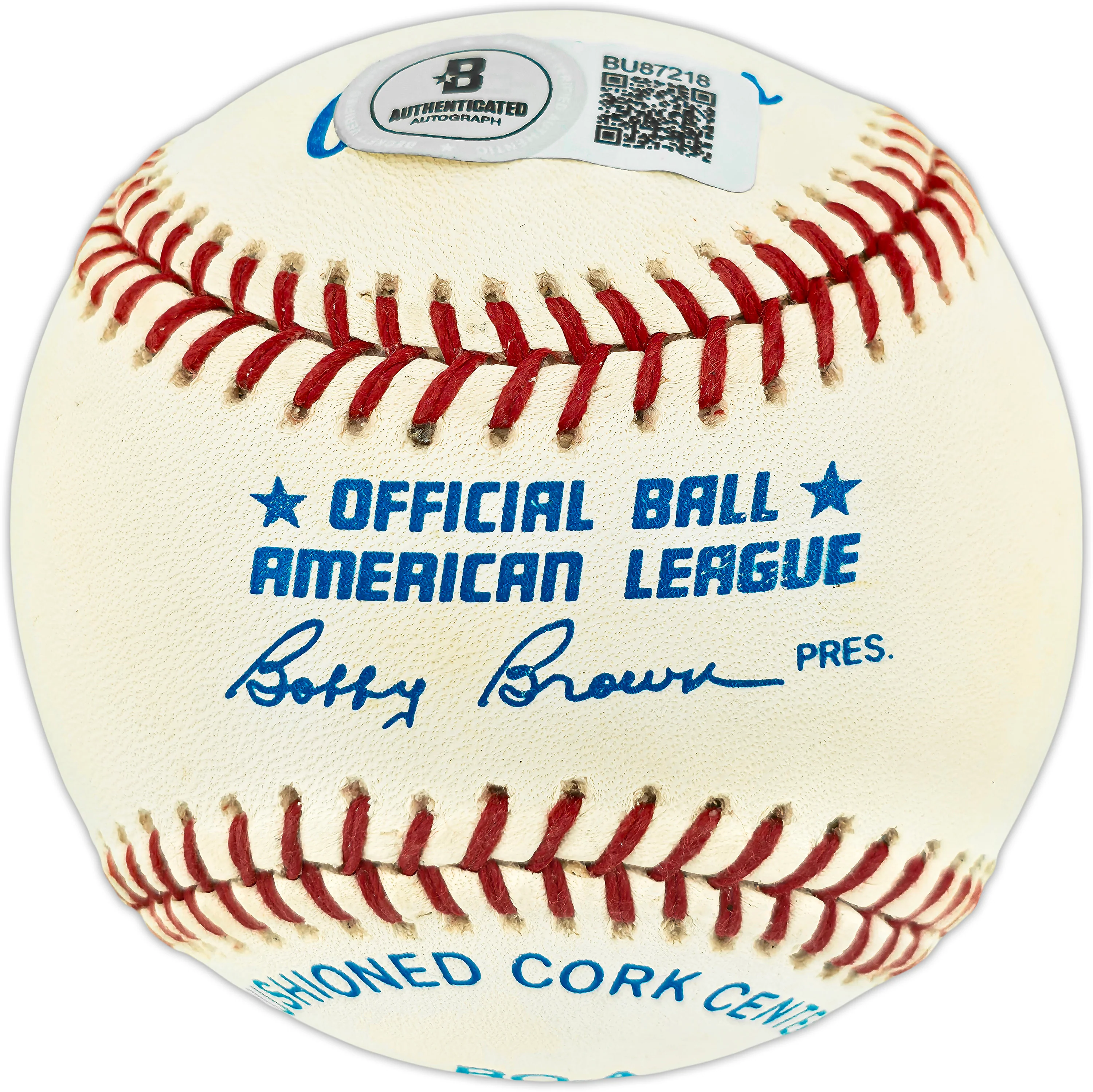 John Hiller Autographed Official AL Baseball Detroit Tigers Beckett BAS QR #BU87218 - Image 2