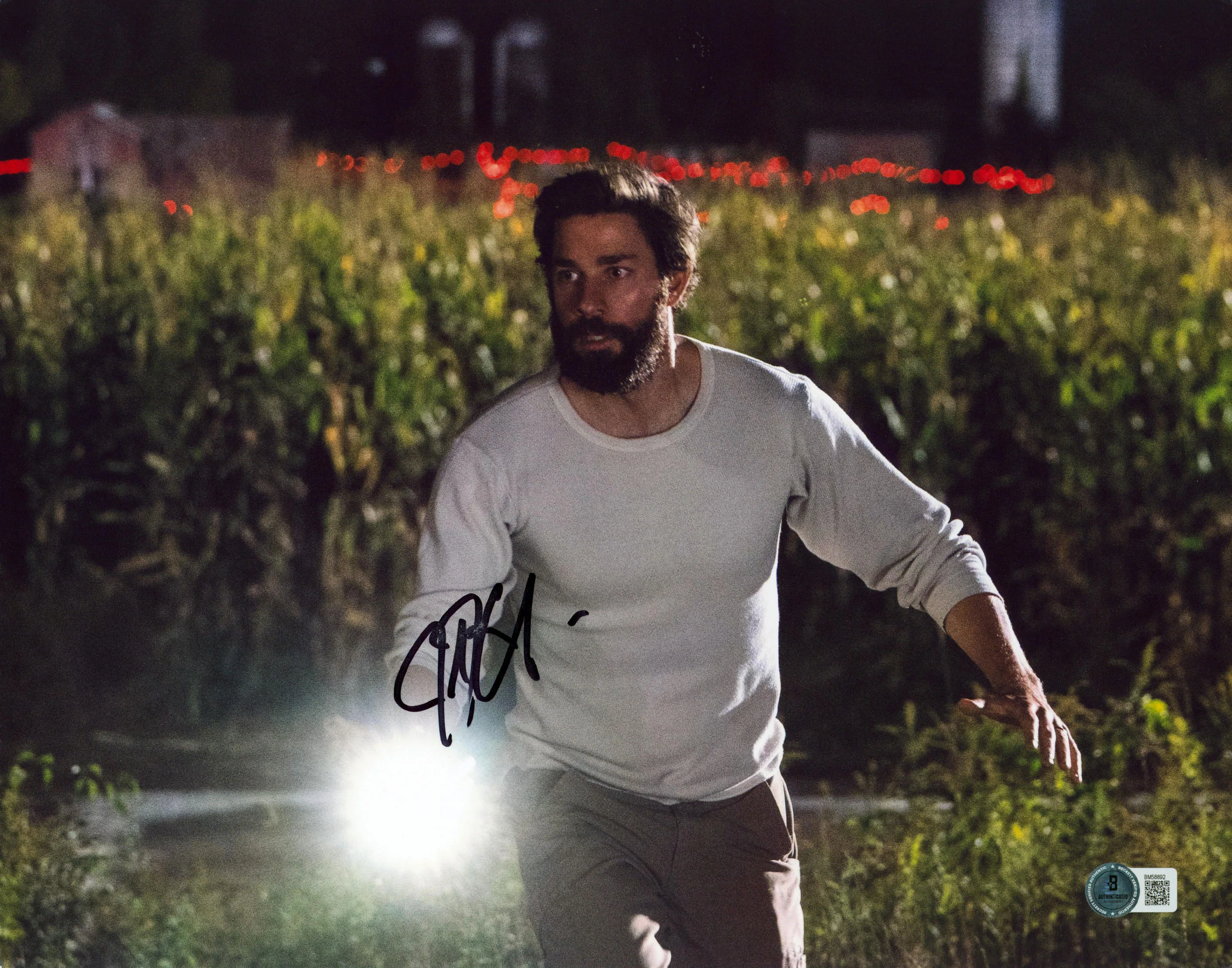 John Krasinski A Quiet Place Authentic Signed 11x14 Horizontal Photo BAS BM58892 - Image 2