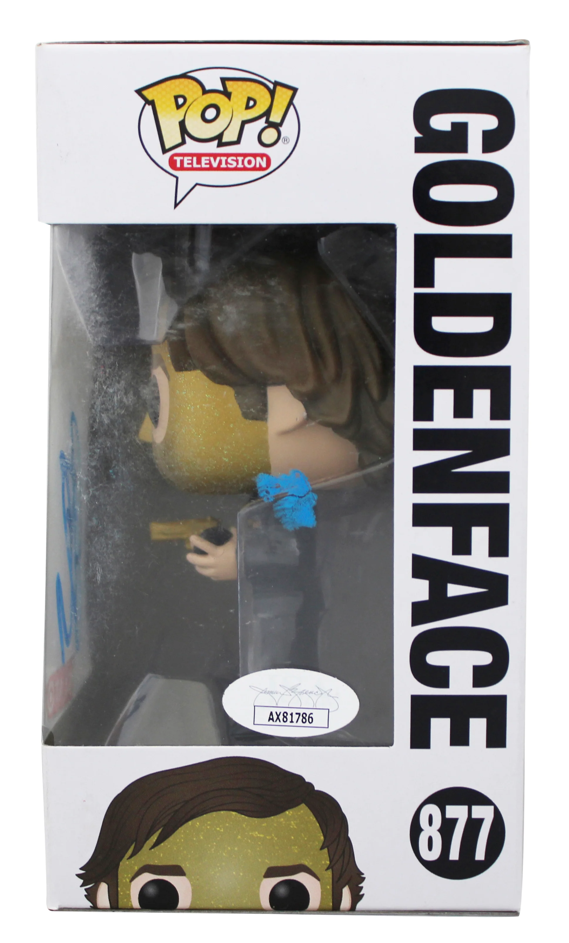 John Krasinski The Office Signed Goldenface #877 Funko Pop Figure JSA #AX81786 - Image 4
