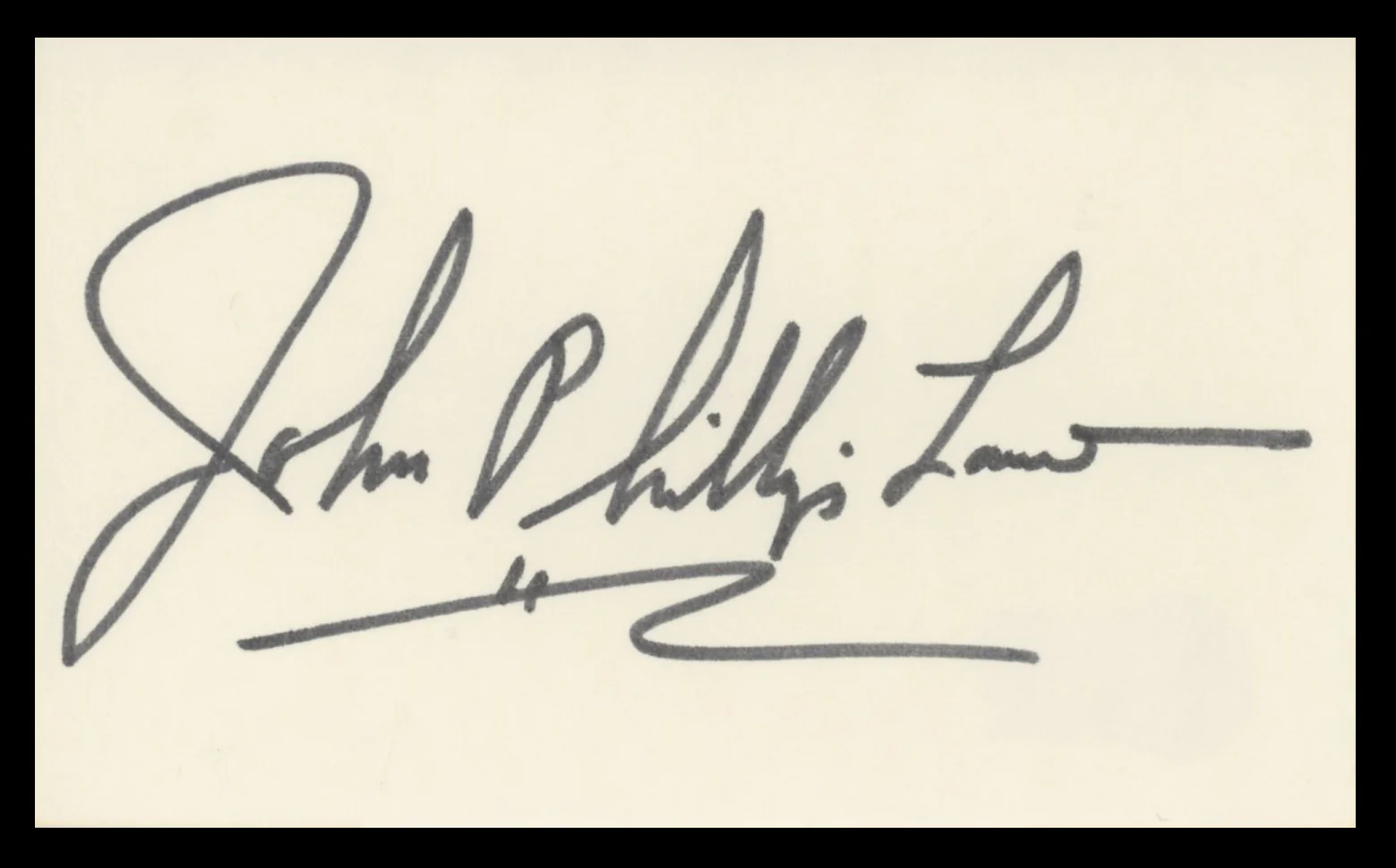 John Phillip Law Barbarella Authentic Signed 3x5 Index Card BAS #BV59096 - Image 2