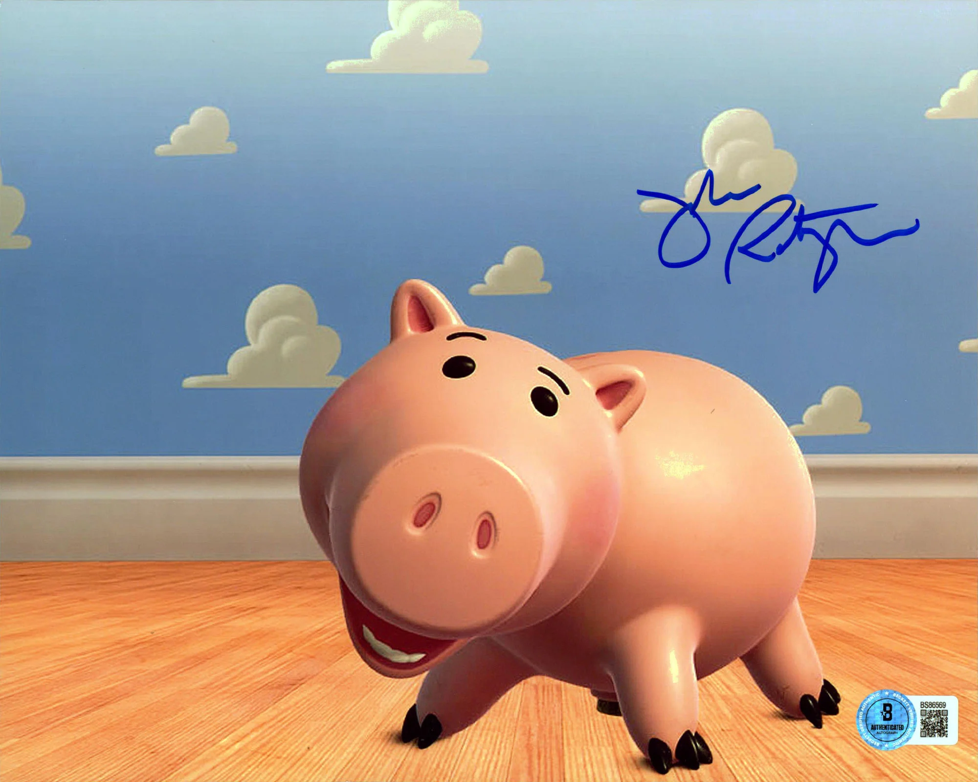 John Ratzenberger Toy Story Authentic Signed 8x10 Horizontal Photo BAS 8 - Image 2