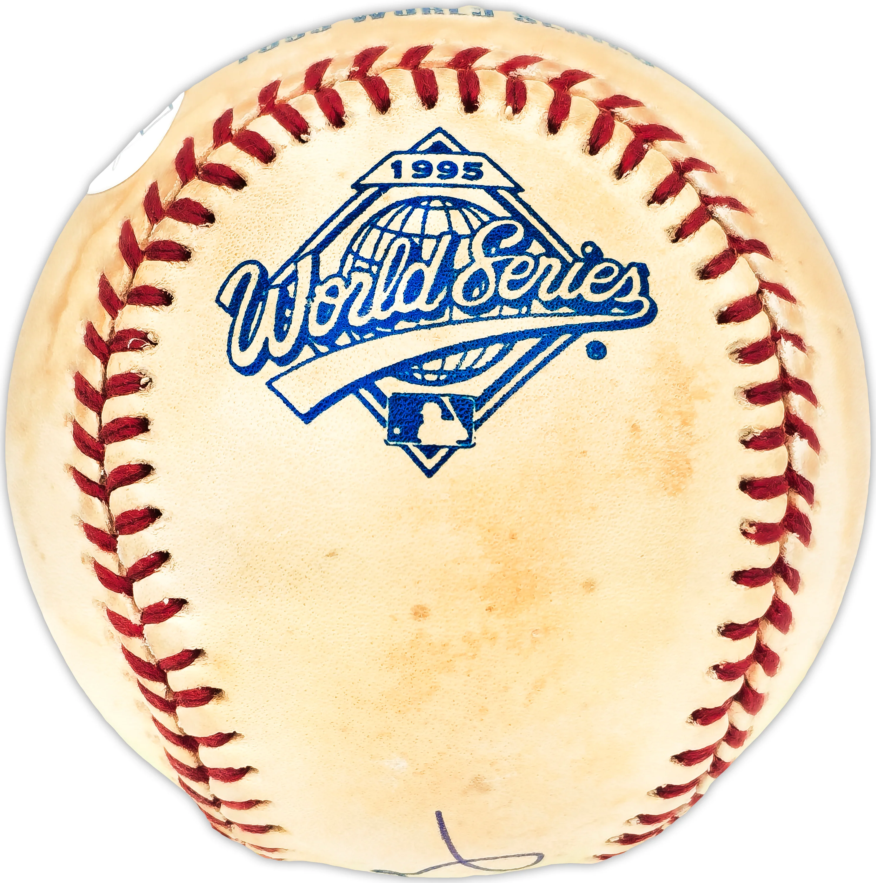 John Schuerholz Autographed Official 1995 World Series Logo MLB Baseball Atlanta Braves "HOF 2017" JSA #DD51786 - Image 3