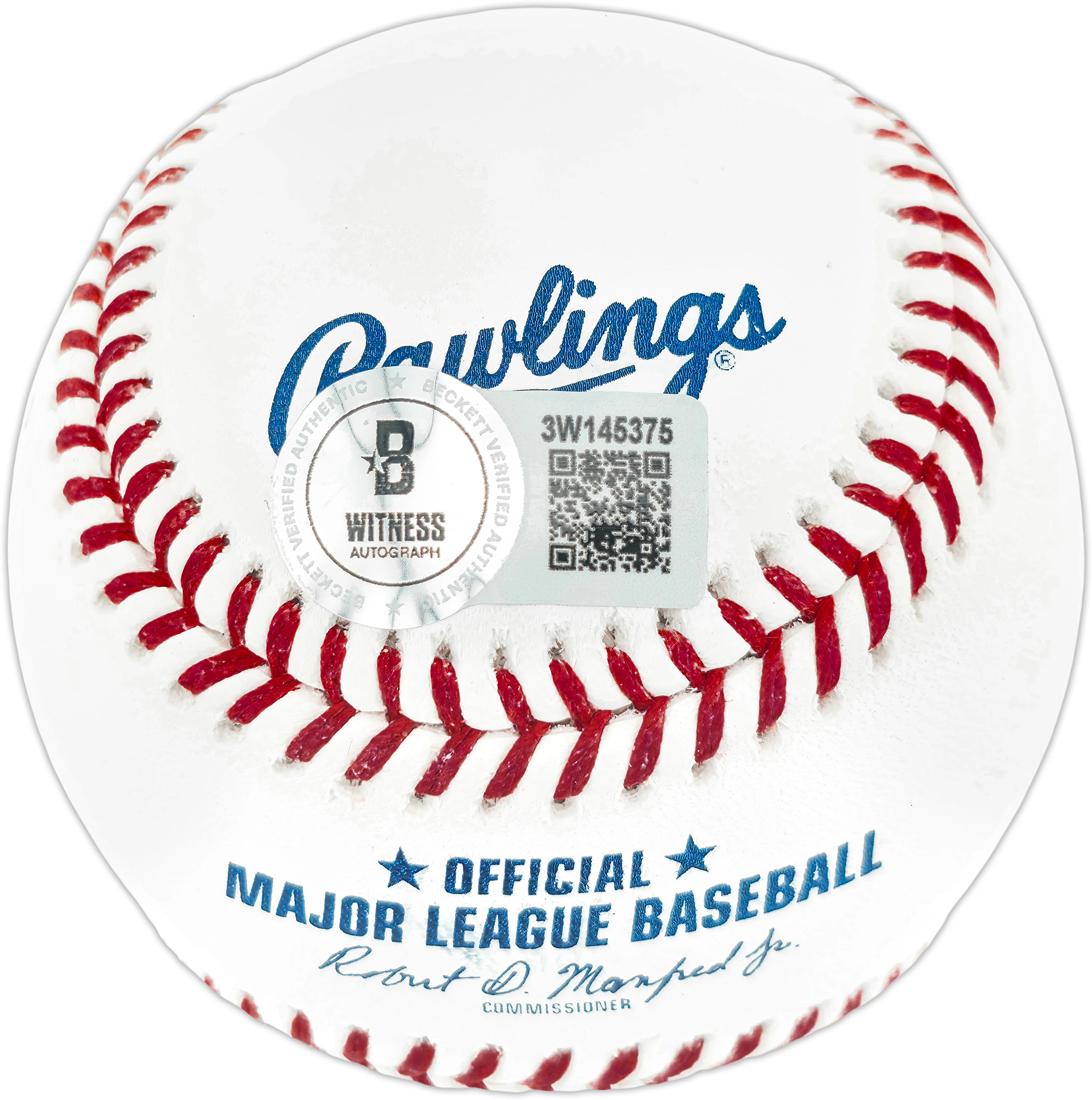 John Smoltz Autographed Official MLB Baseball Atlanta Braves "HOF 15" Beckett BAS Witness Stock #252792 - Image 3