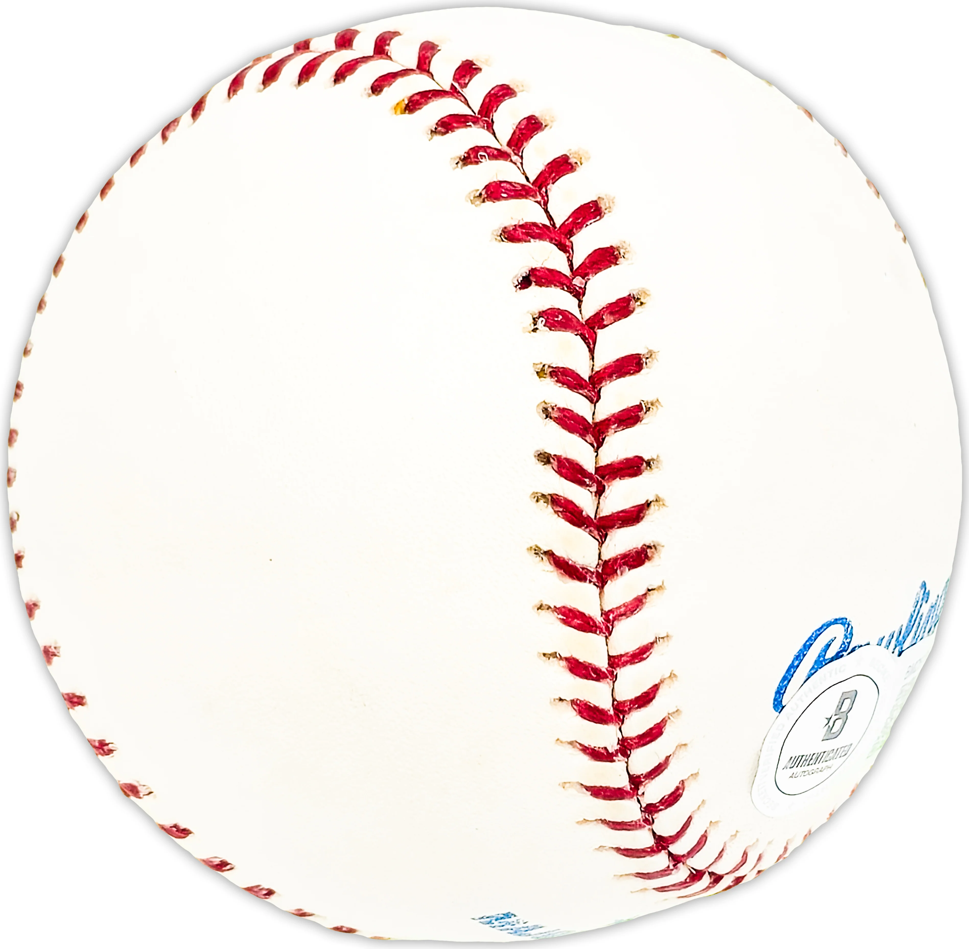 John "Zeke" Bella Autographed Official MLB Baseball New York Yankees Beckett BAS QR #BM25716 - Image 5