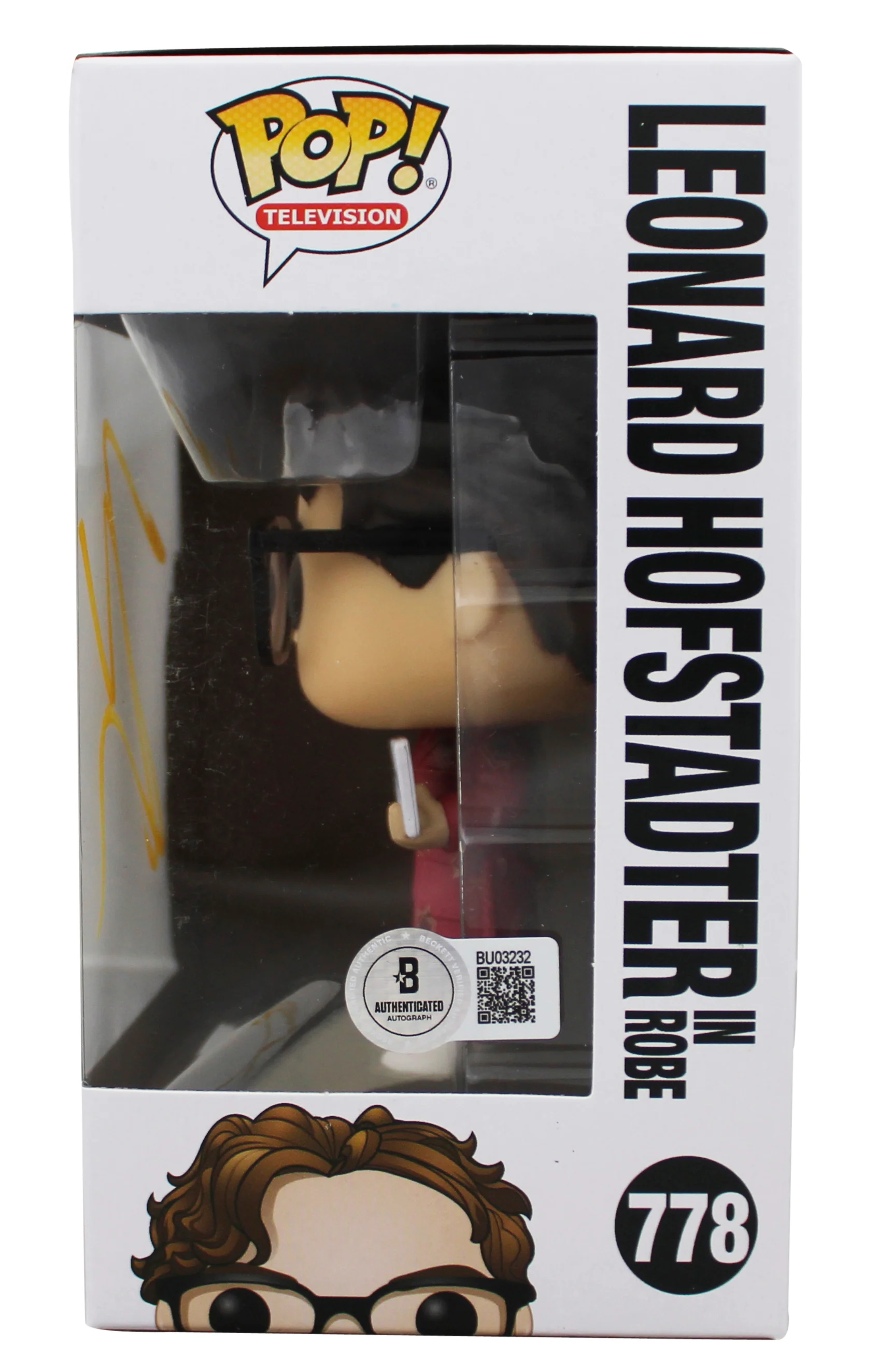 Johnny Galecki The Big Bang Theory Signed #778 Funko Pop Figure BAS #BU03232 - Image 4