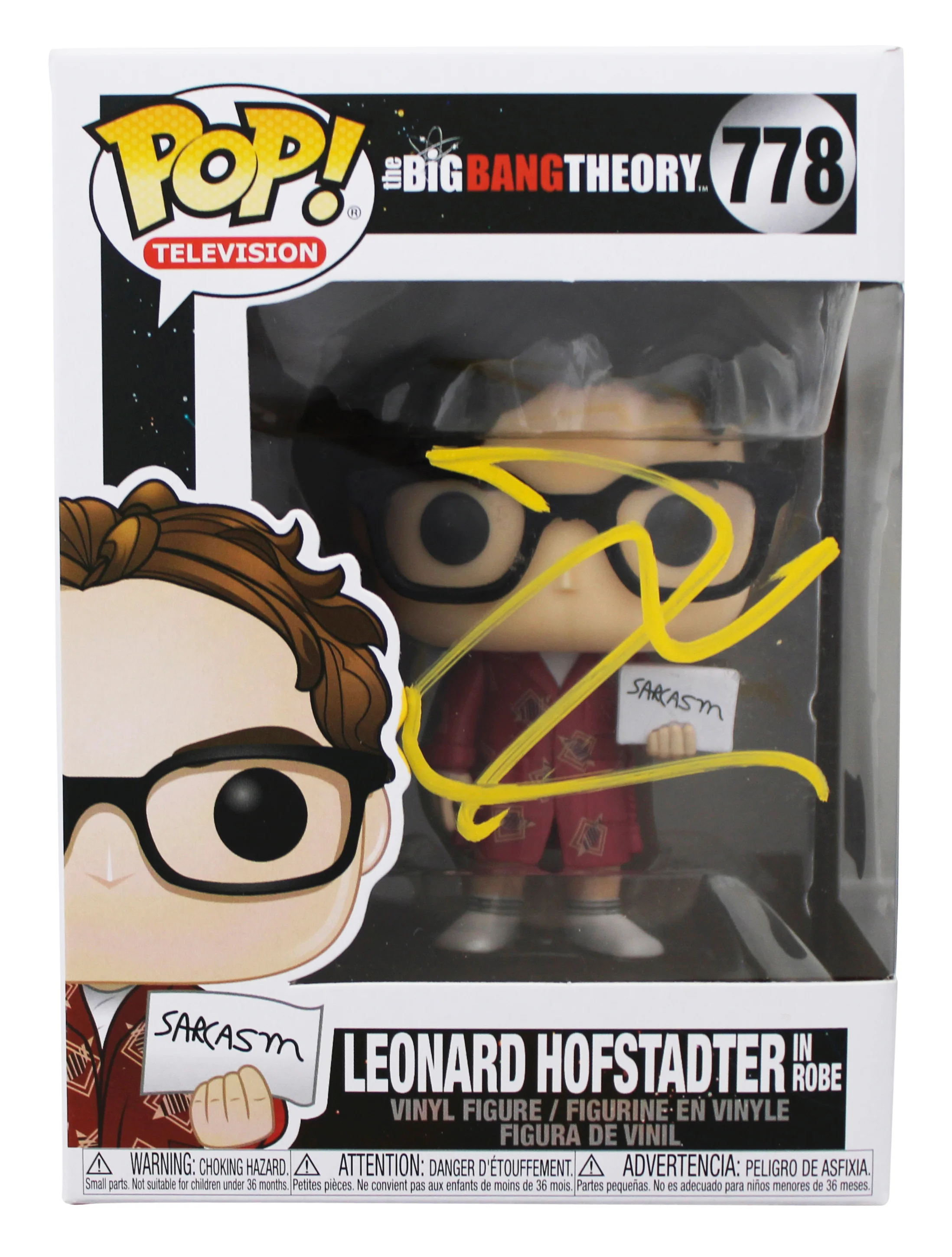 Johnny Galecki The Big Bang Theory Signed #778 Funko Pop Vinyl Figure BAS - Image 2