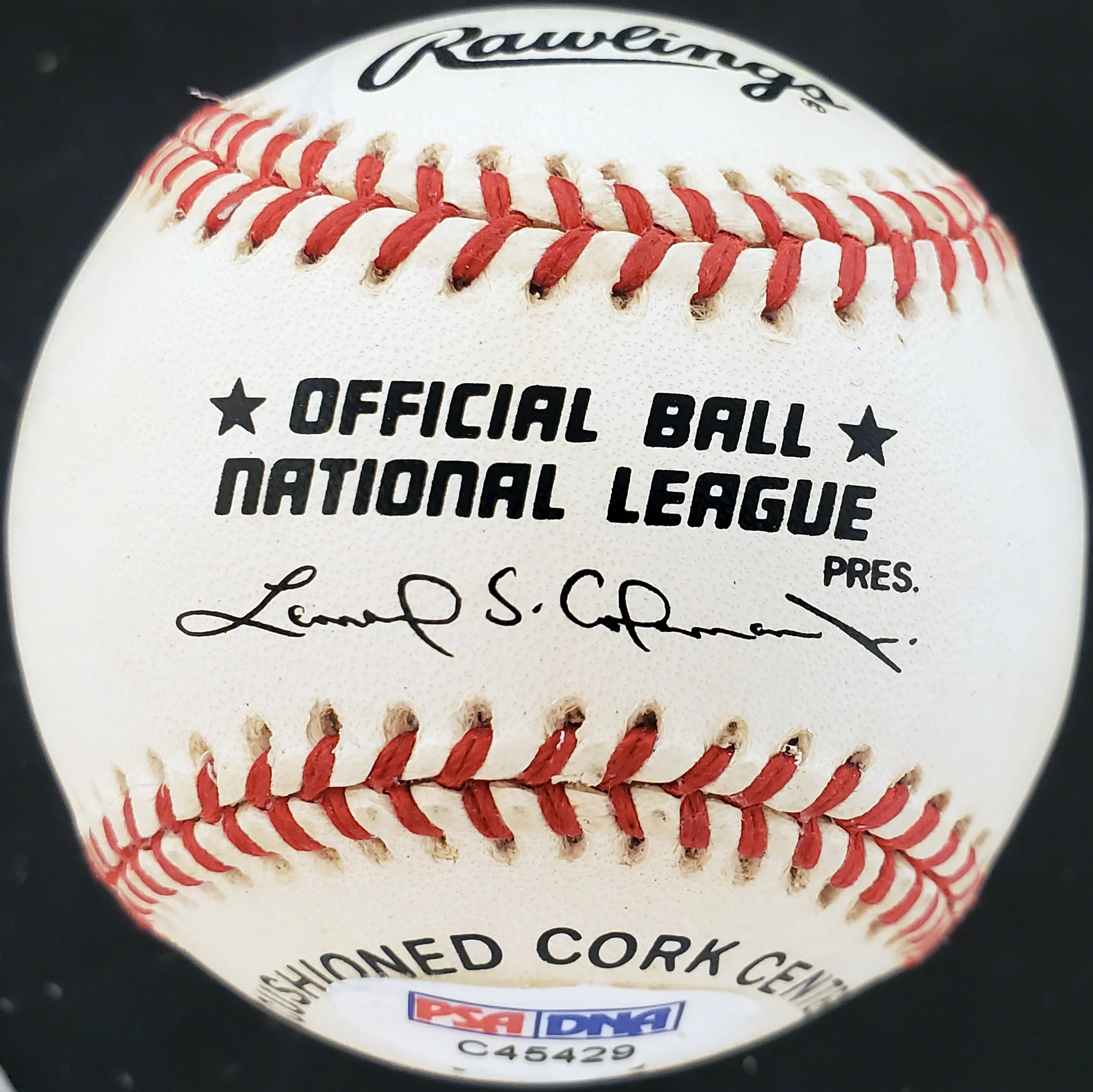 Johnny Klippstein Autographed Official NL Baseball Chicago Cubs, Los Angeles Dodgers PSA/DNA #C45429 - Image 2
