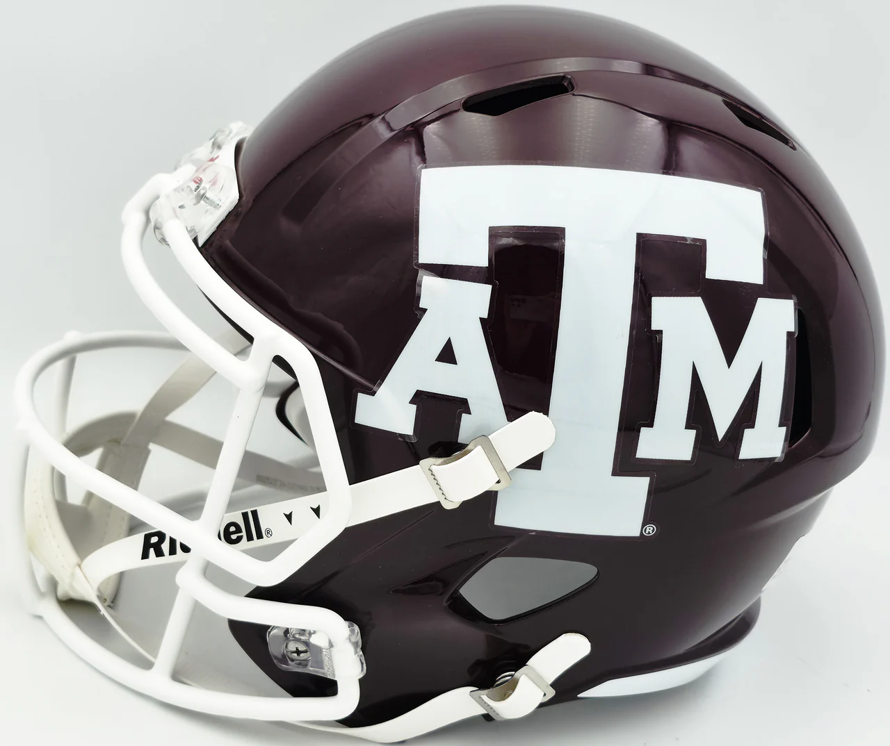 Johnny Manziel Autographed Texas A&M Aggies Maroon 2020 Full Size Speed Replica Helmet "Johnny F'cking Football" Beckett BAS Witness Stock #261980 - Image 5