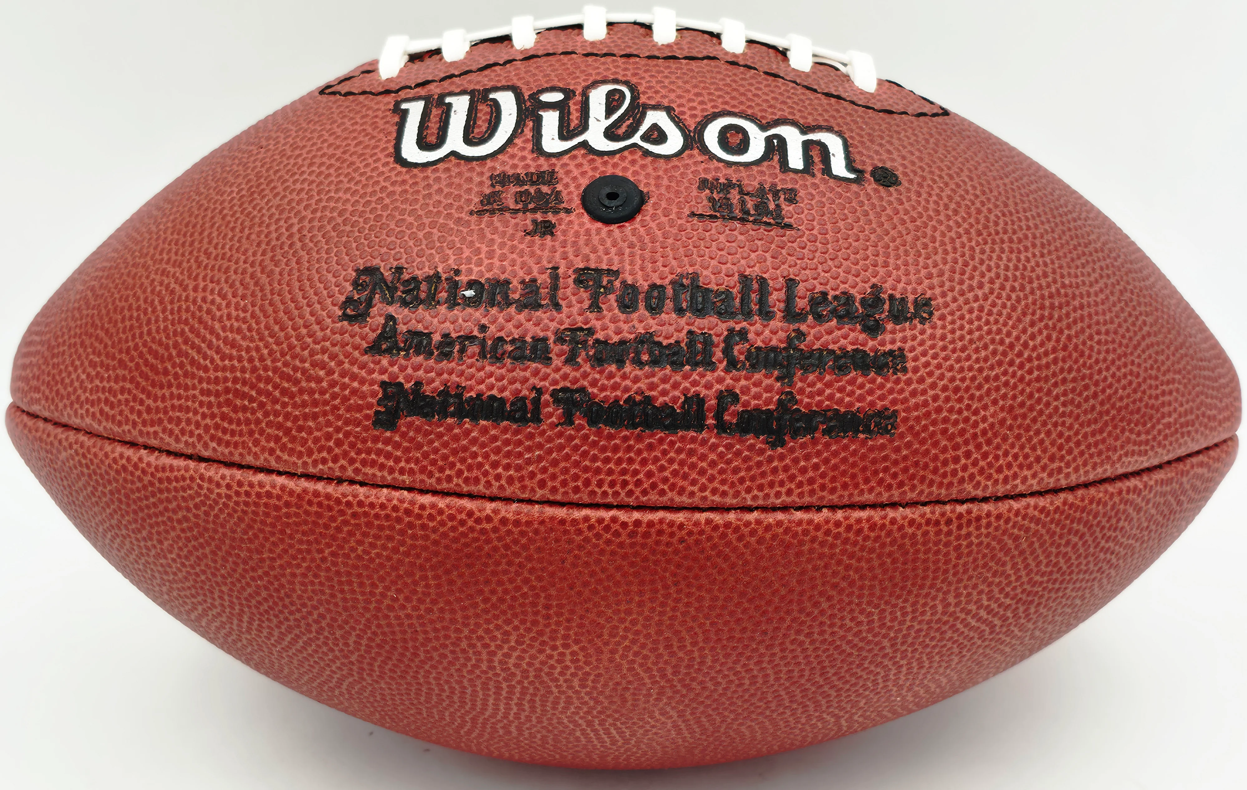 Johnny Unitas Autographed Official NFL Leather Game Football Baltimore Colts "HOF 1979 #19" Beckett BAS #AE08163 - Image 4