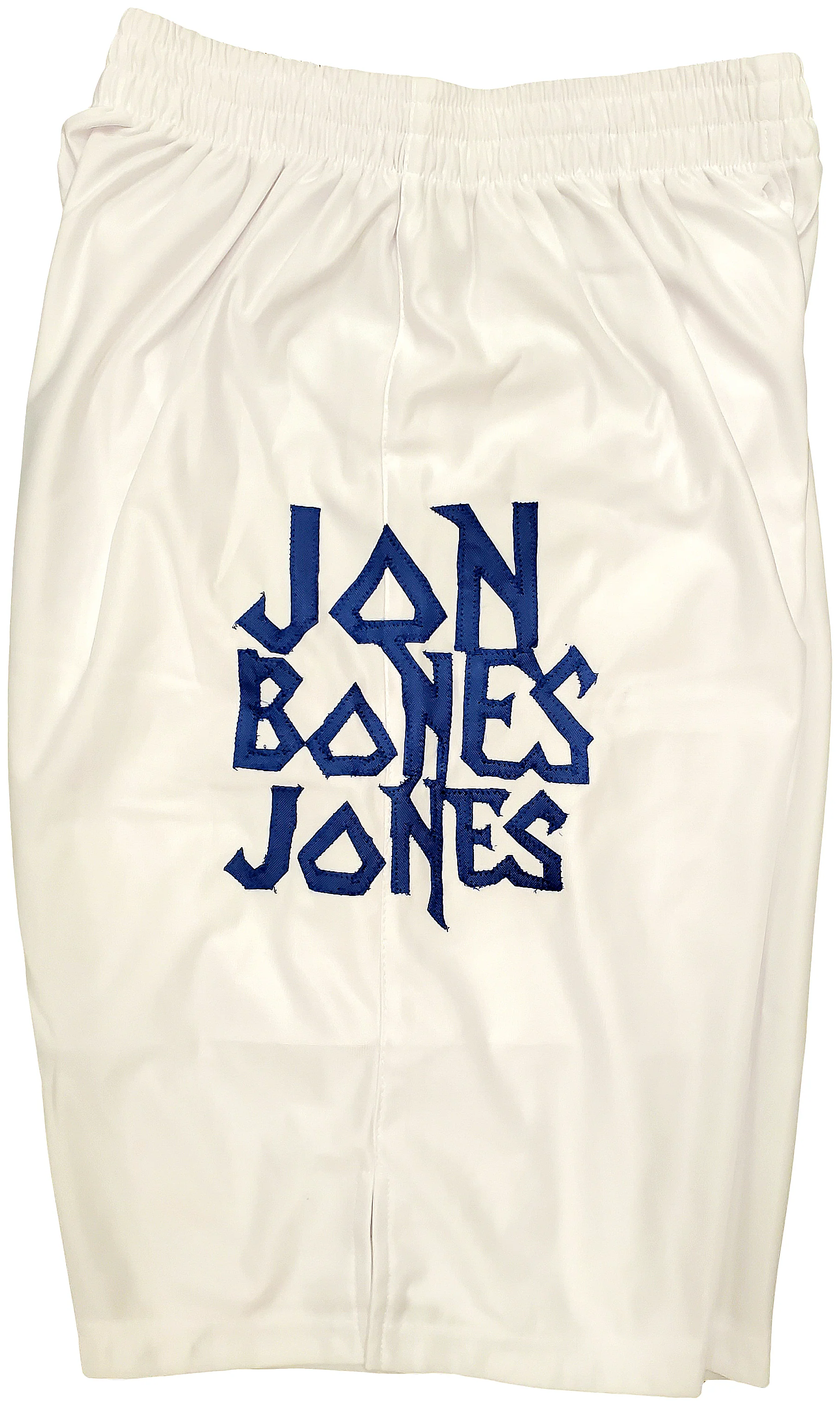 Jon Bones Jones Autographed White Boxing Trunks Beckett BAS QR Stock #200323 - Image 5
