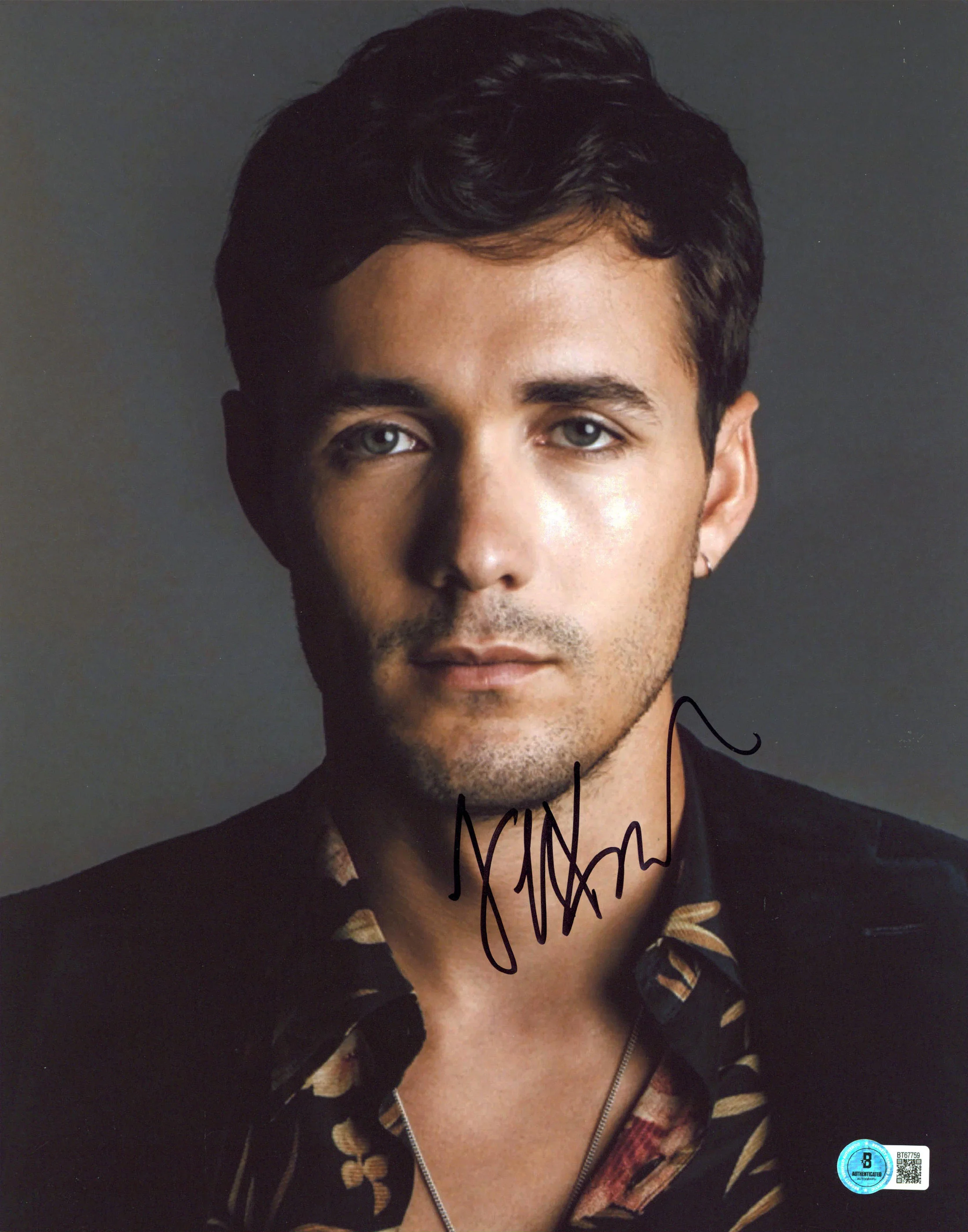 Jonah Hauer-King The Little Mermaid Authentic Signed 11x14 Photo BAS #BT67759 - Image 2