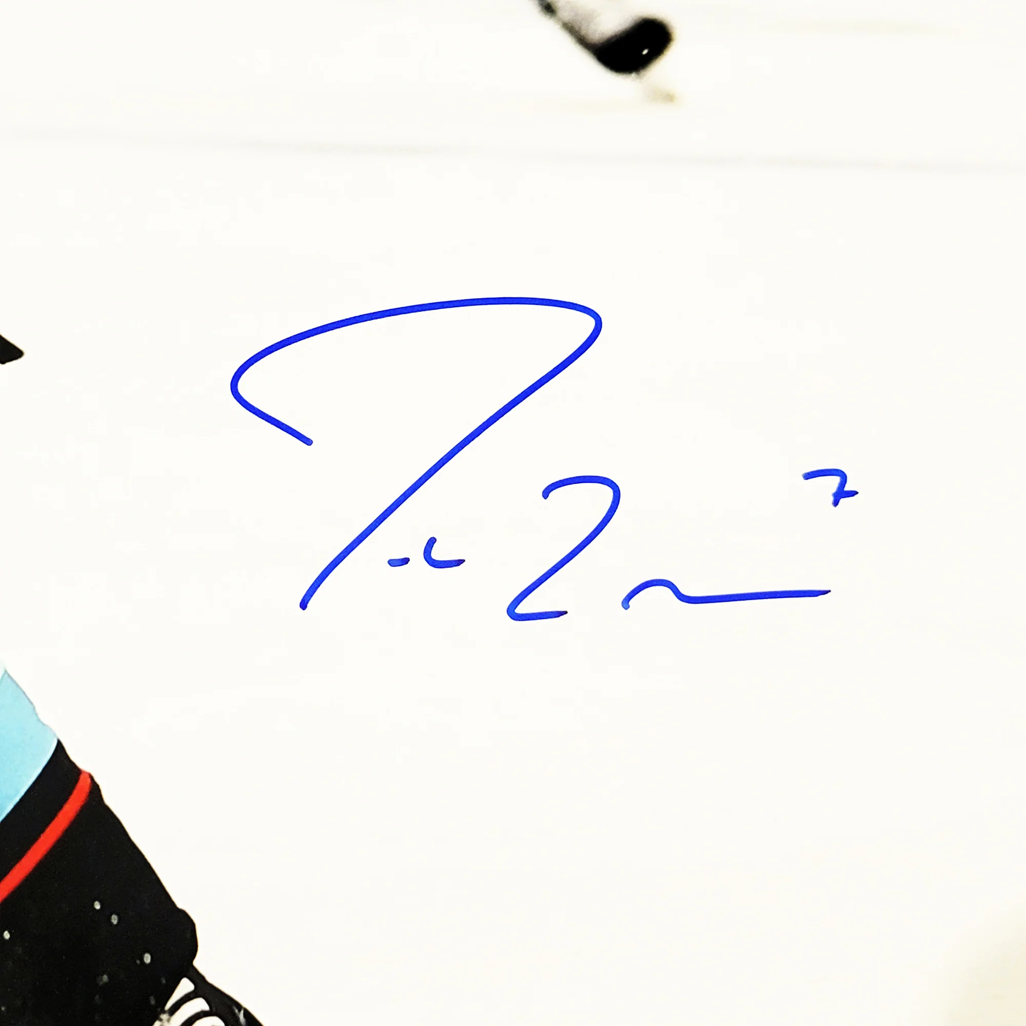 Jordan Eberle Autographed 16x20 Photo Seattle Kraken Fanatics Holo Stock #211622 - Image 2