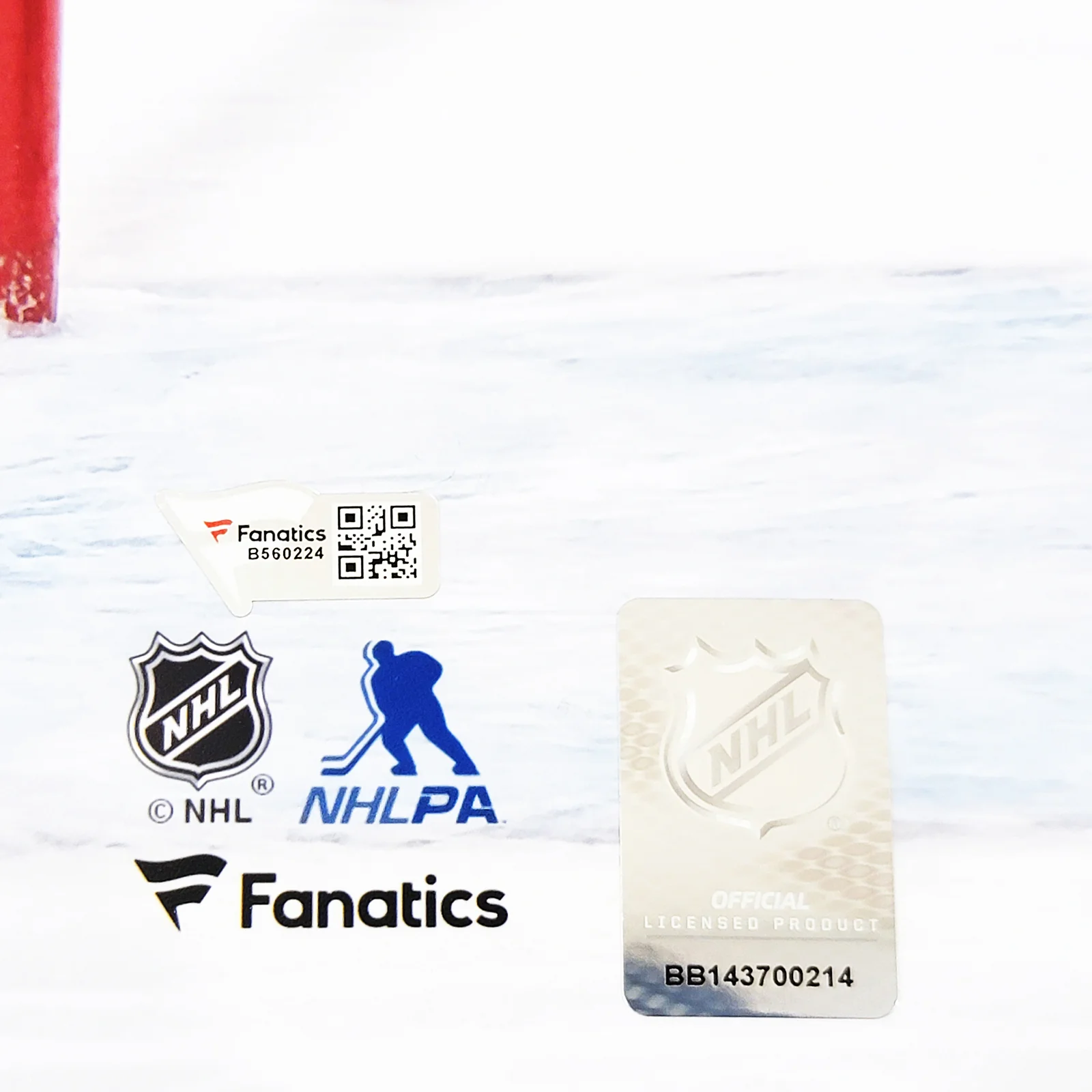 Jordan Eberle Autographed 16x20 Photo Seattle Kraken Jumping Fanatics Holo Stock #211621 - Image 3