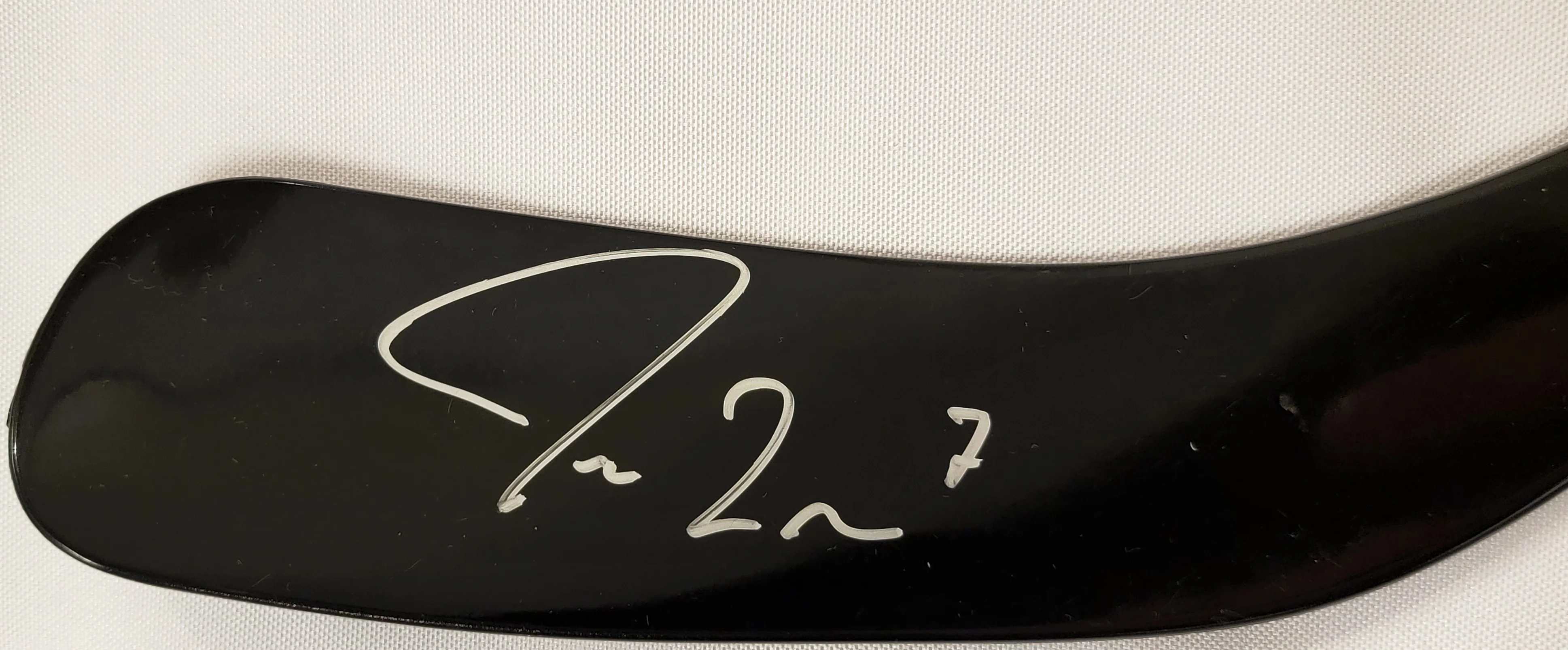 Jordan Eberle Autographed Black Inglasco 24" Mini Stick Seattle Kraken Fanatics Holo #B296098 - Image 2