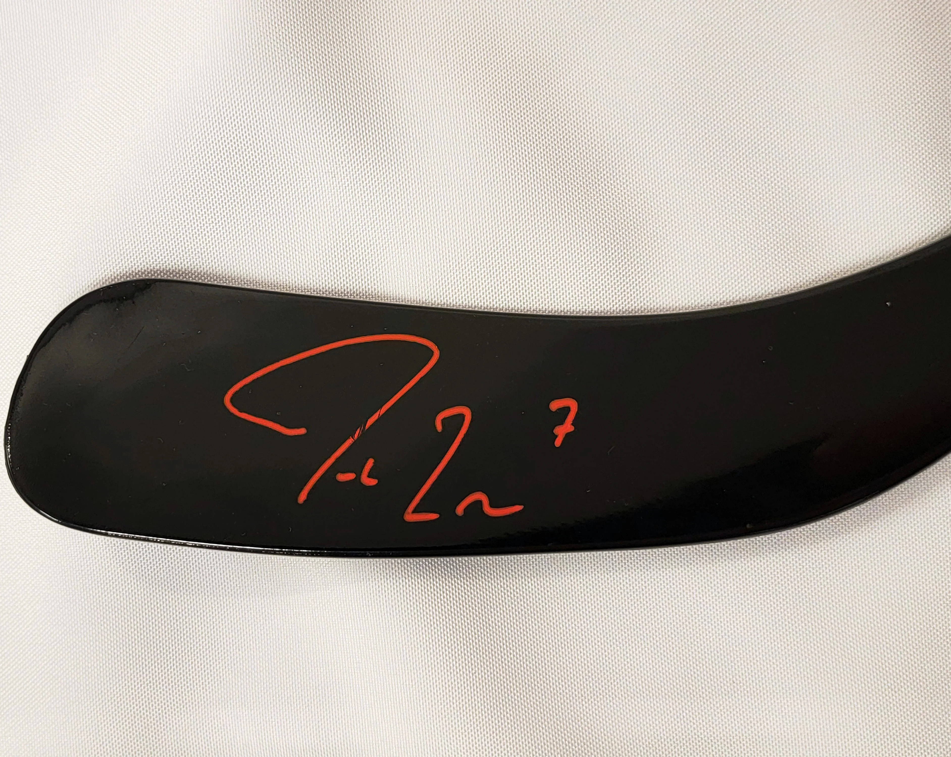 Jordan Eberle Autographed Black Inglasco 24" Mini Stick Seattle Kraken Fanatics Holo #B299859 - Image 2