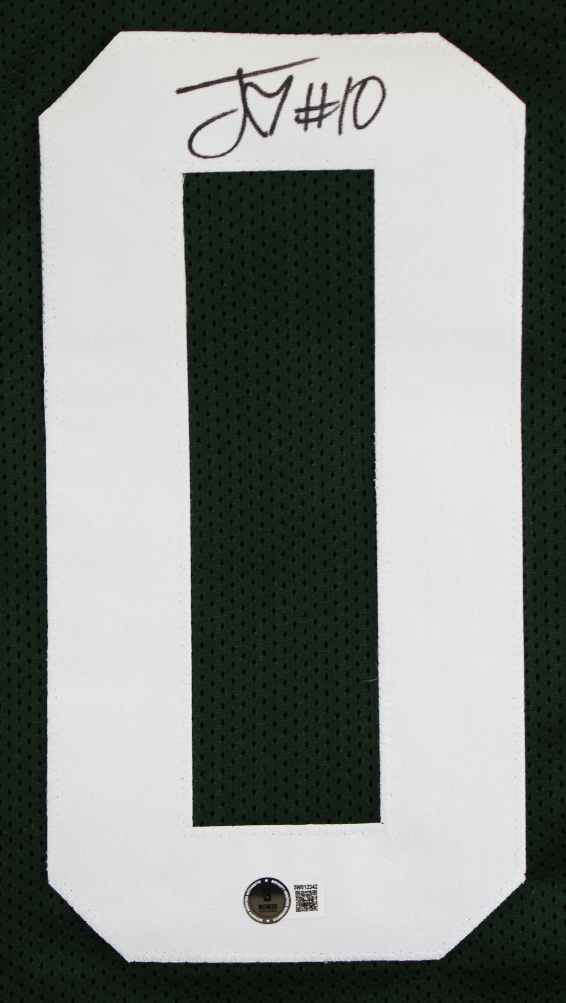 Jordan Love Authentic Signed Green Pro Style Framed Jersey BAS Witnessed - Image 3