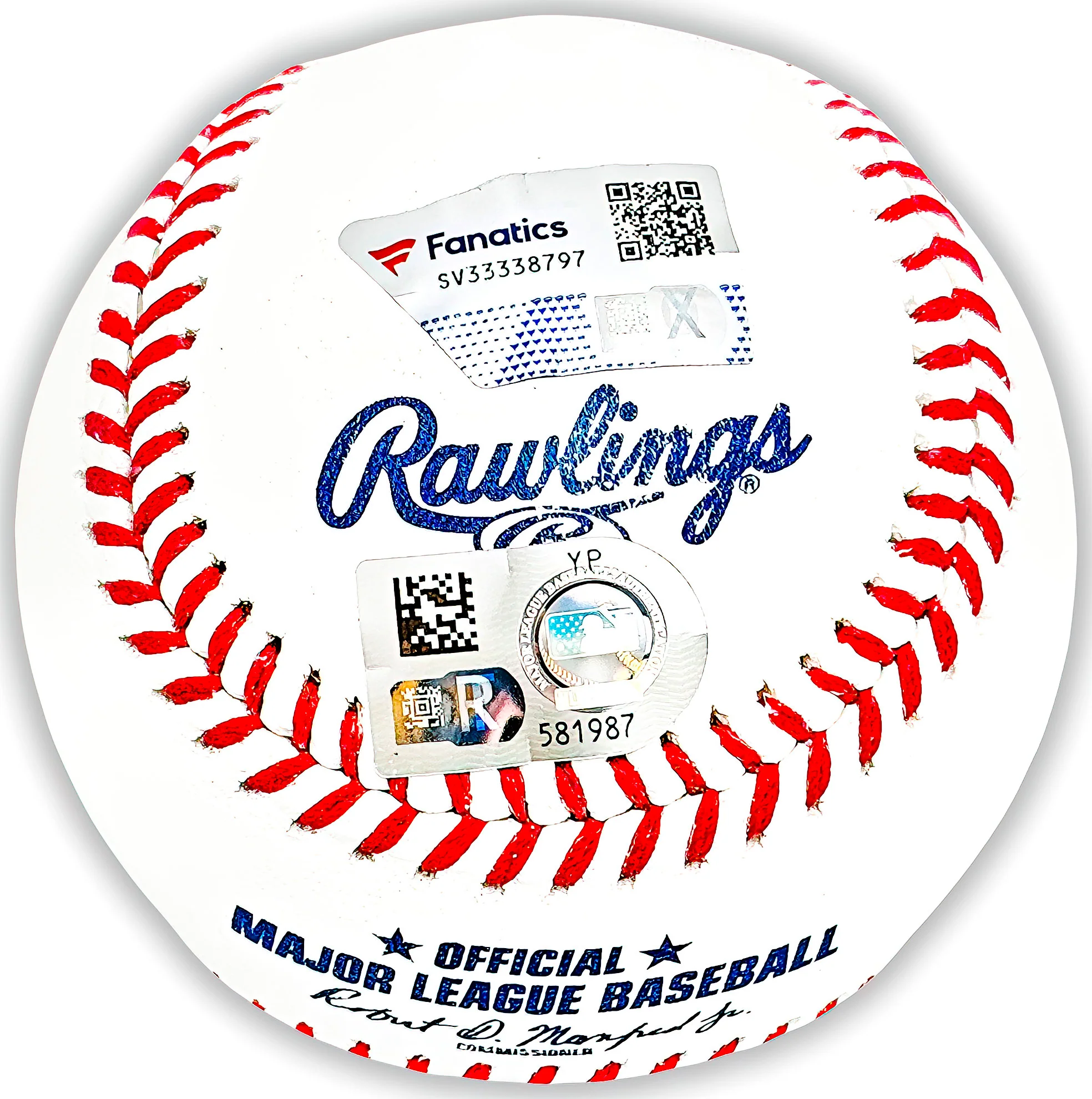 Jordan Walker Autographed Official MLB Baseball St. Louis Cardinals "MLB Debut 3-30-23" Fanatics Holo Stock #218709 - Image 4