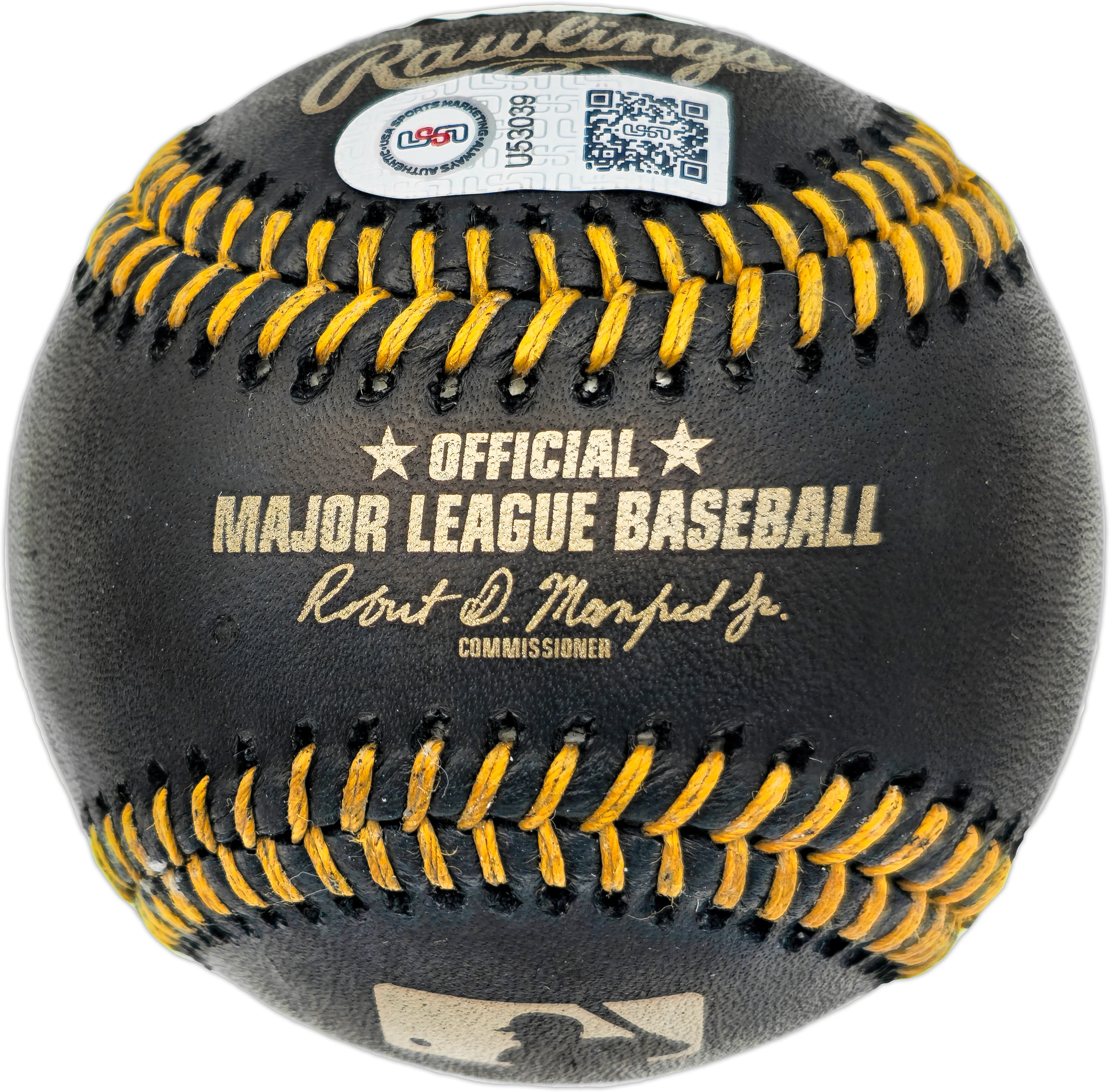Jose Altuve Autographed Official Black MLB Baseball Houston Astros JSA #WIT570105 - Image 2