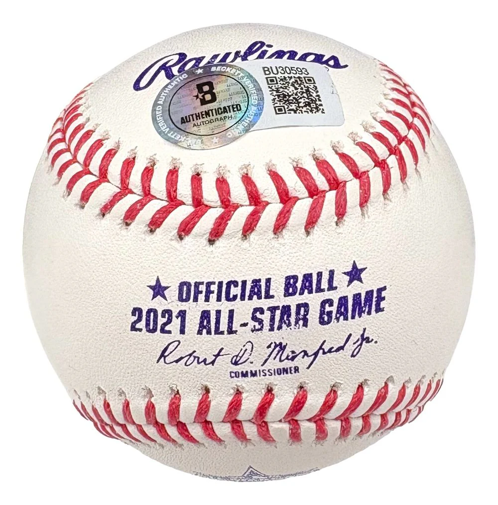 Jose Altuve Houston Astros Signed 2021 MLB All-Star Game Baseball BAS - Image 2