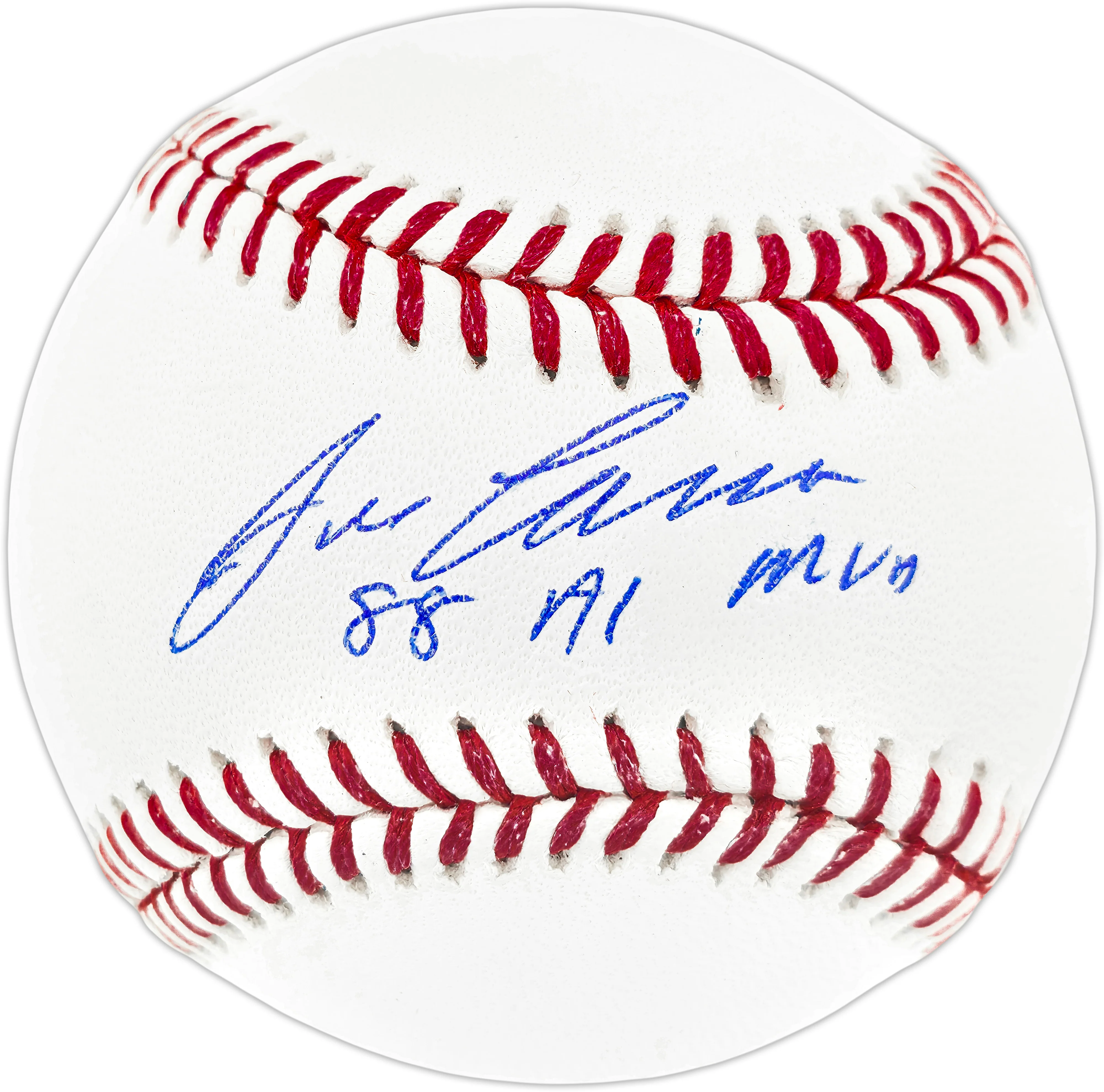 Jose Canseco Autographed Official MLB Baseball Oakland A's "88 AL MVP" Beckett BAS Witness Stock #259977