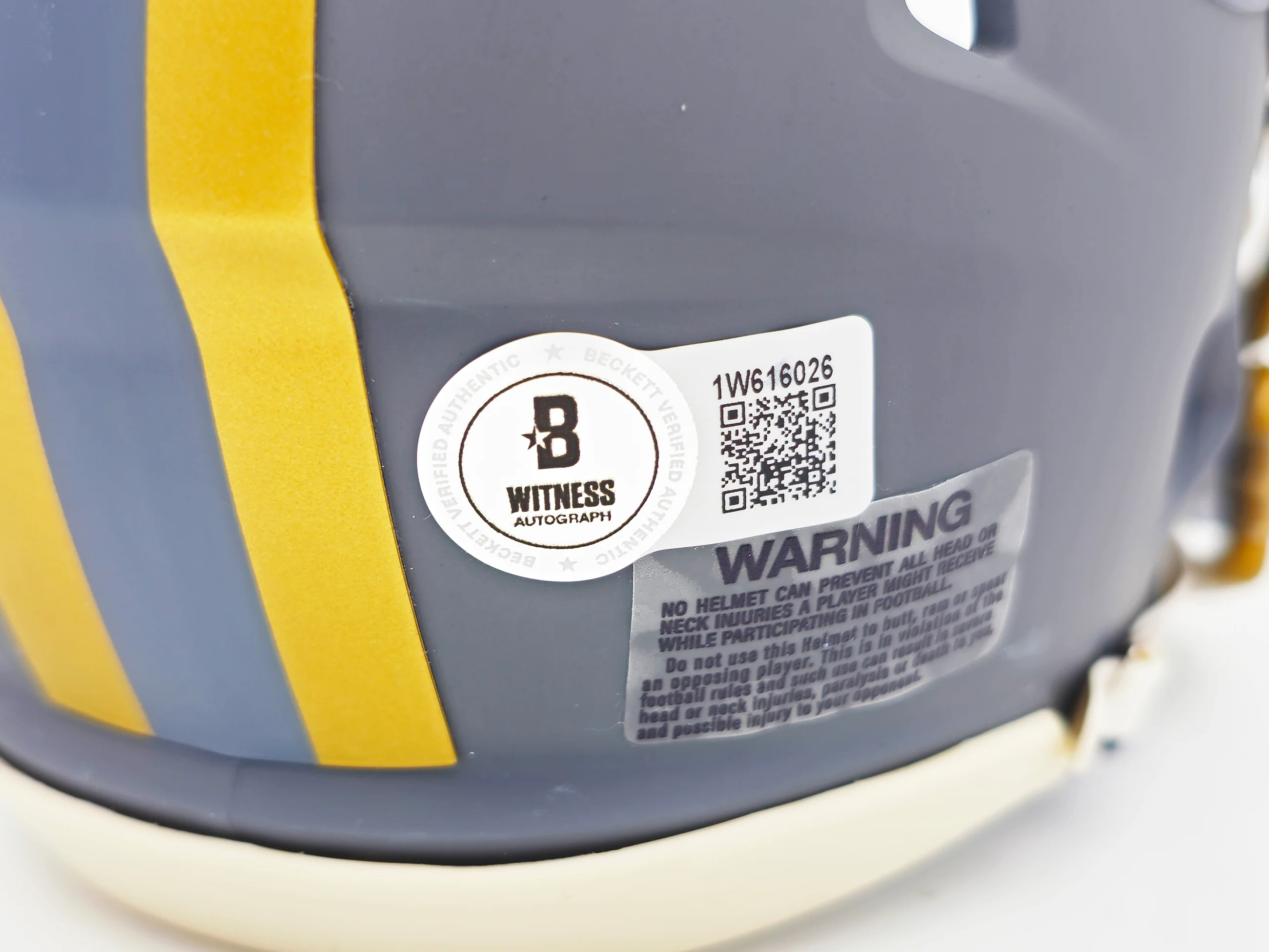 Josh Jacobs Autographed Green Bay Packers Slate Gray Speed Mini Helmet Beckett BAS Witness Stock #230062 - Image 5