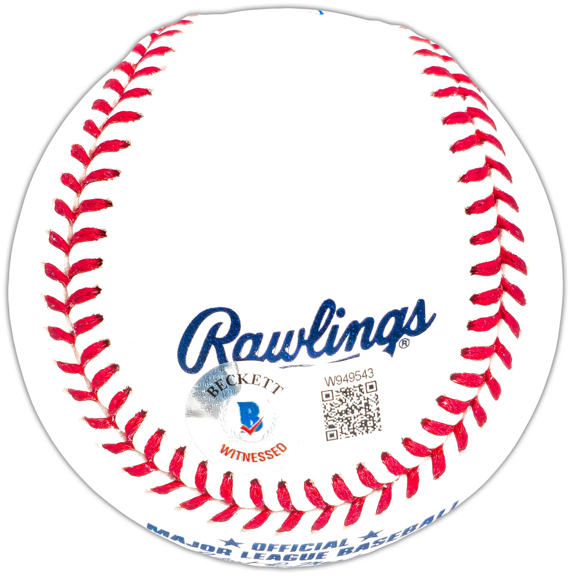 Josh Jung Autographed Official MLB Baseball Texas Rangers Beckett BAS Witness Stock #221367 - Image 4