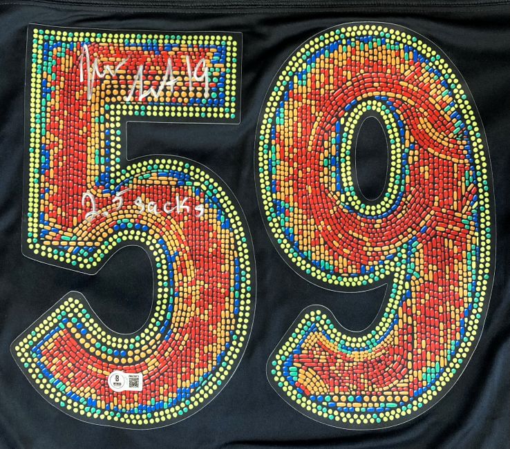 Josh Sweat Signed Eagles Super Bowl 59 LIX Nike Limited Jersey 2.5 Sacks BAS - Image 2