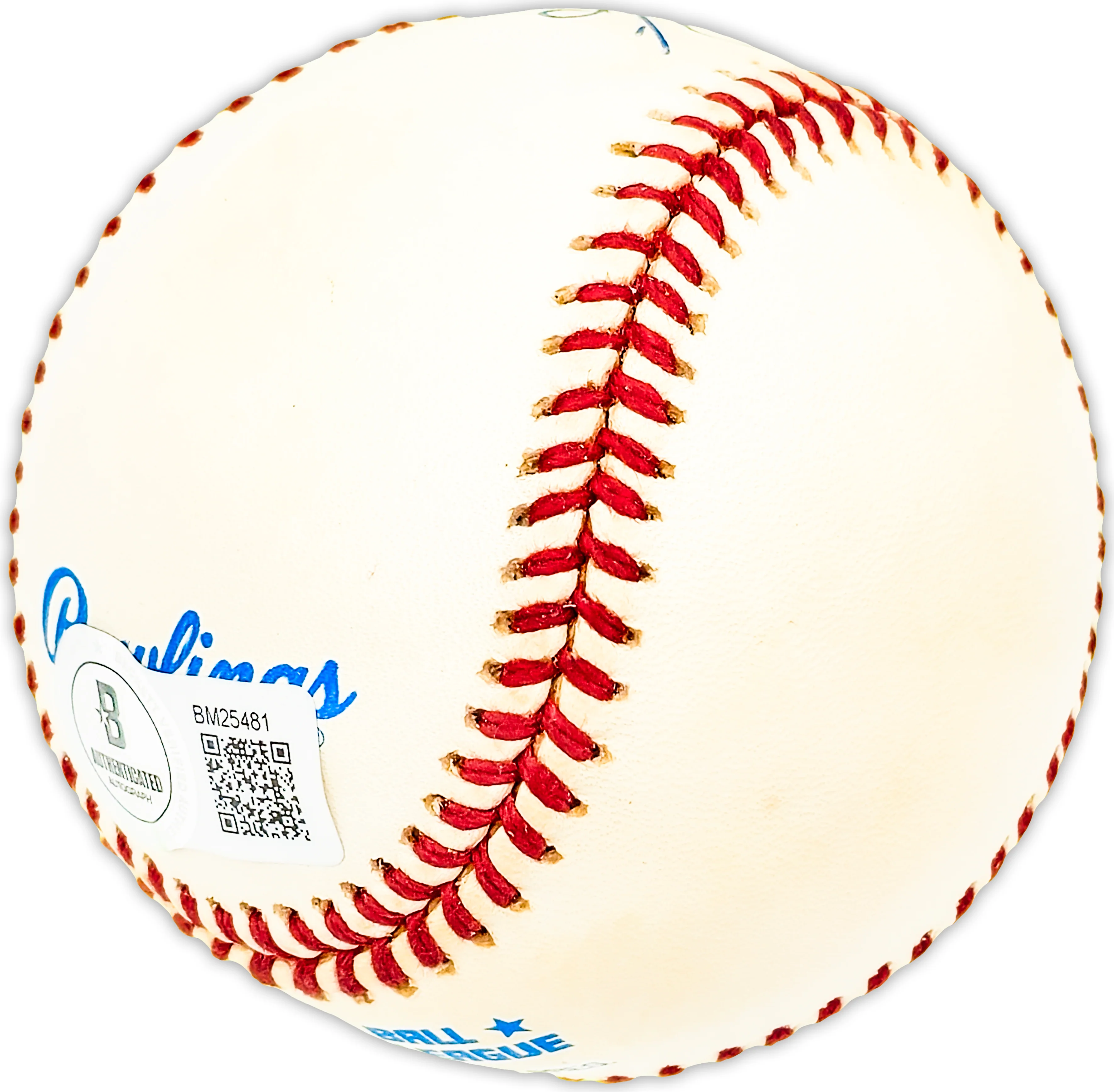 Juan Delis Autographed Official AL Baseball Senators, Cuba Beckett BAS QR #BM25481 - Image 3