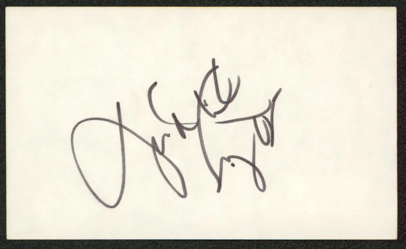 Judith Light Who's the Boss? Authentic Signed 3x5 Index Card BAS #BW70098