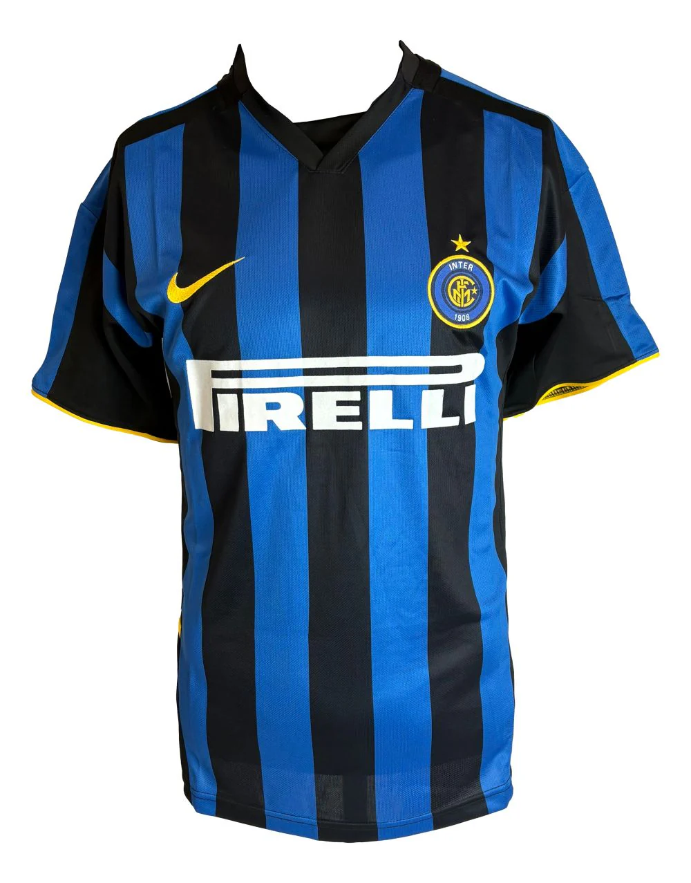 Julio Cesar Signed Inter Milan Nike Blue Soccer Jersey BAS - Image 3