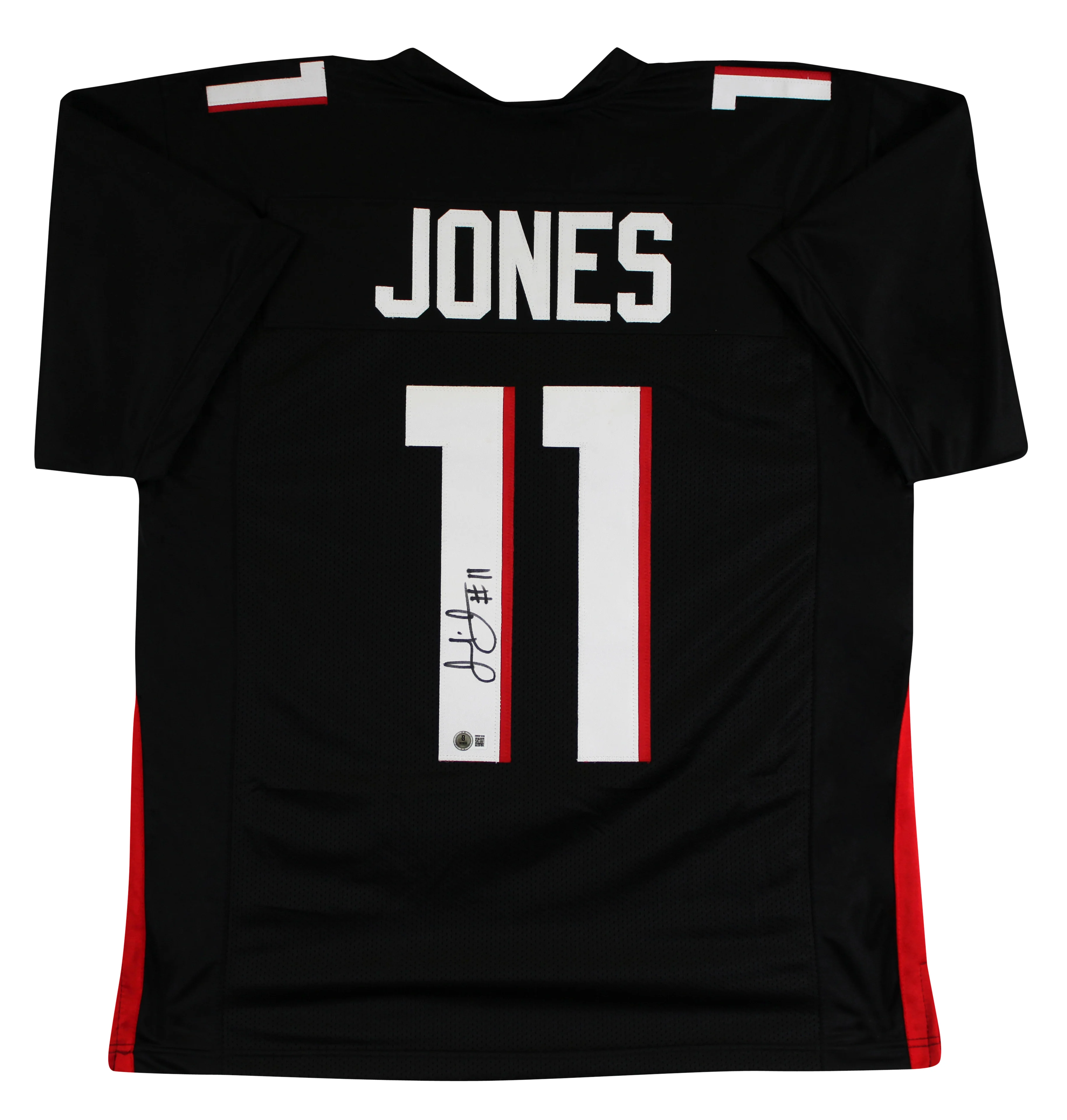 Julio Jones Authentic Signed Black Pro Style Jersey Autographed BAS Witnessed - Image 2
