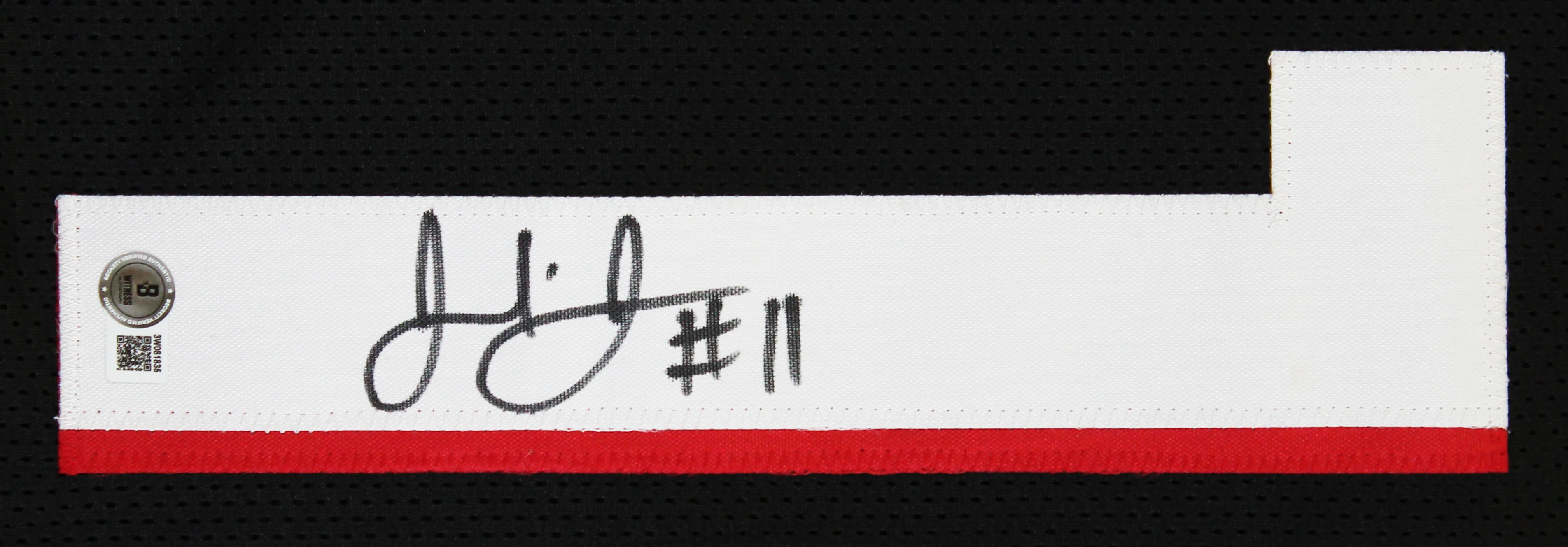 Julio Jones Authentic Signed Black Pro Style Jersey Autographed BAS Witnessed - Image 3