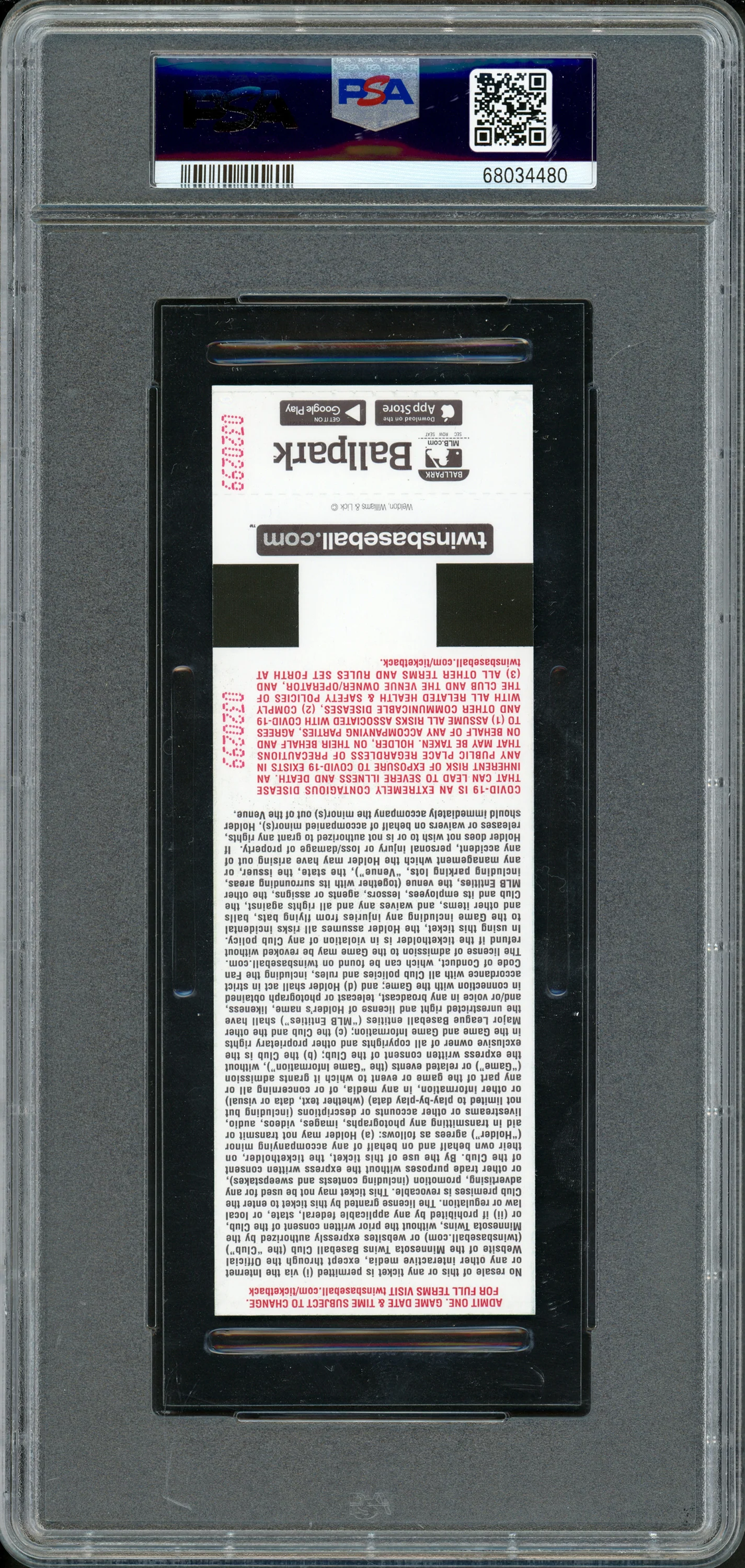 Julio Rodriguez Autographed 2022 MLB Debut Rookie Ticket 4/8/2022 Seattle Mariners PSA 10 Auto Grade Gem Mint 10 "MLB Debut" (Stadium) PSA/DNA Stock #262030 - Image 2