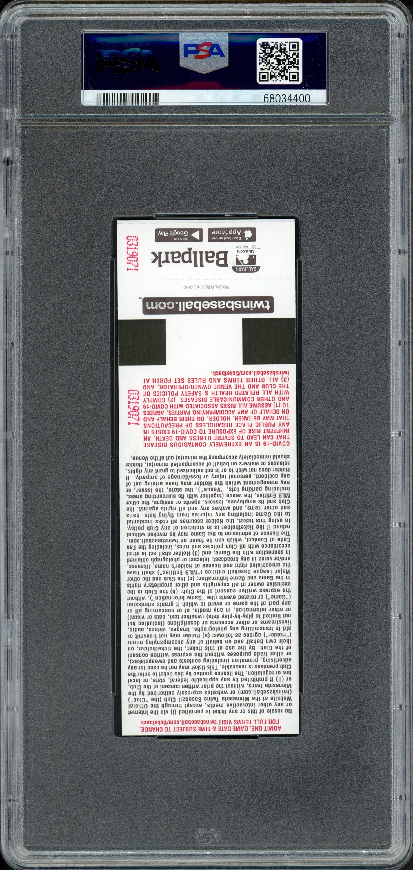 Julio Rodriguez Autographed 2022 MLB Debut Ticket Seattle Mariners PSA 10 "2022 MLB Debut" PSA/DNA #68034400 - Image 2