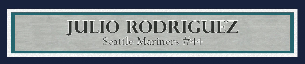 Julio Rodriguez Autographed Framed 16x20 Photo Seattle Mariners 1st HR Beckett BAS QR Stock #221128 - Image 5