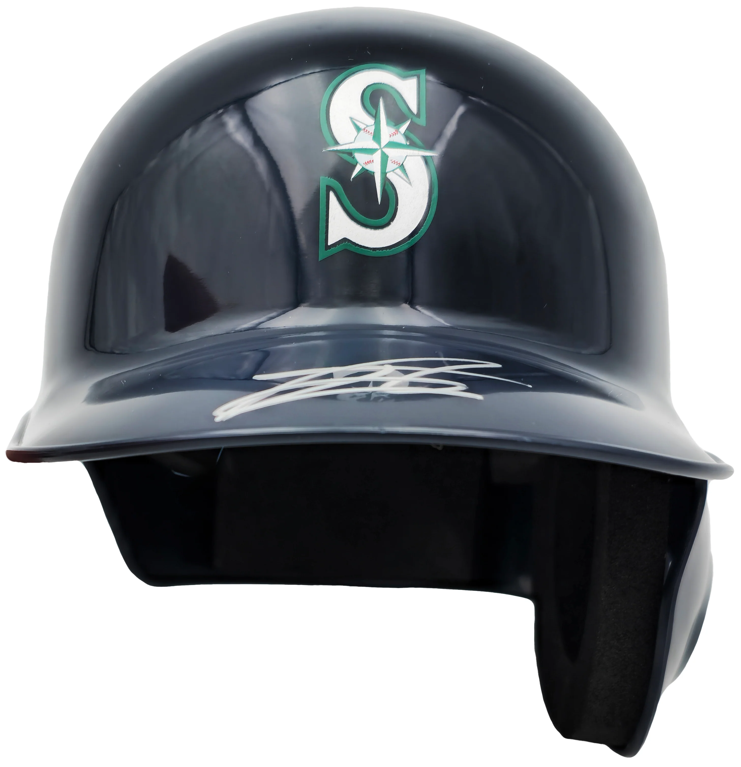 Julio Rodriguez Autographed Seattle Mariners Blue Mini Helmet Beckett BAS QR Stock #234035 - Image 2