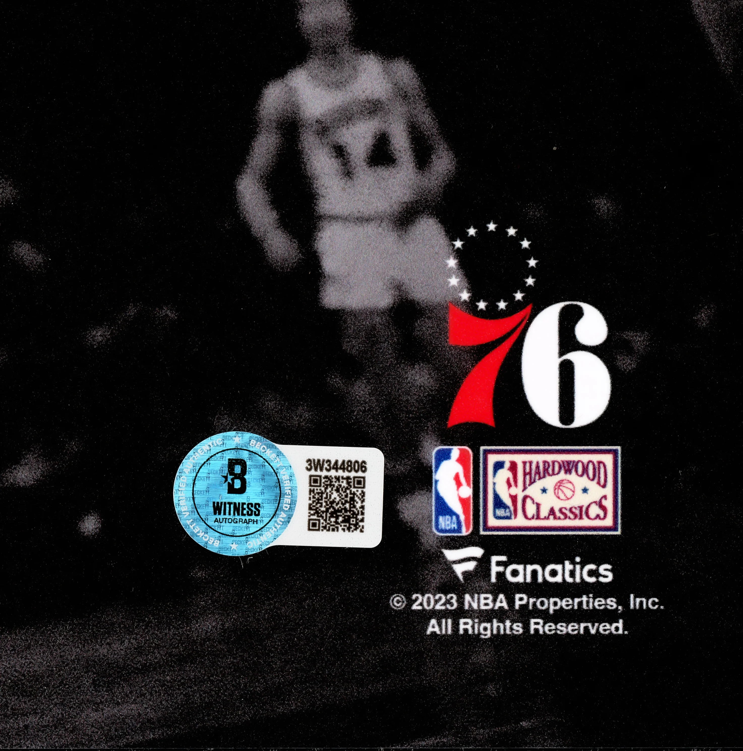 Julius "Dr. J" Erving Autographed 16x20 Photo Philadelphia 76ers Beckett BAS Witness Stock #253713 - Image 3