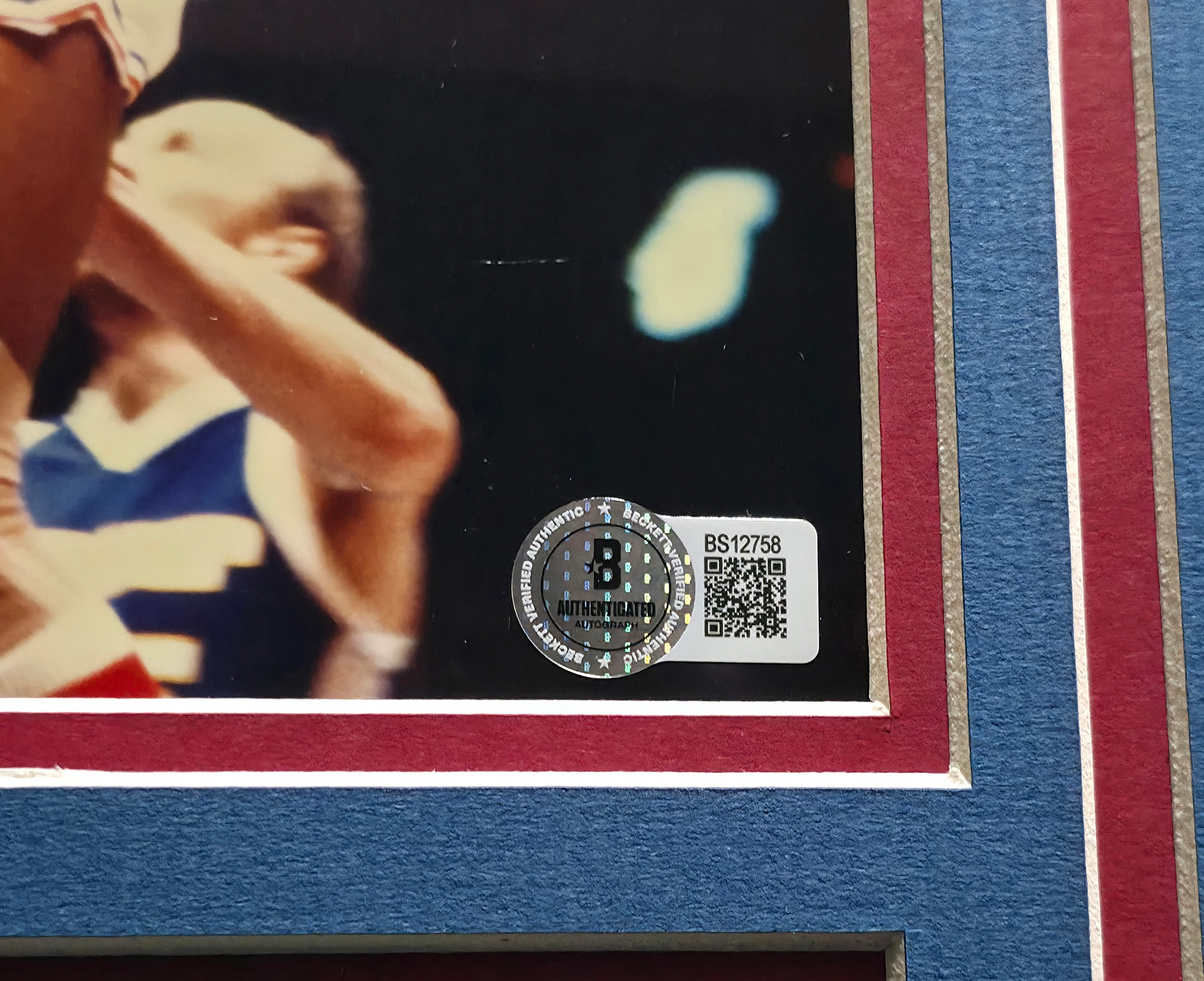 Julius "Dr. J" Erving Autographed Framed 8x10 Photo Philadelphia 76ers Beckett BAS #BS12758 - Image 4
