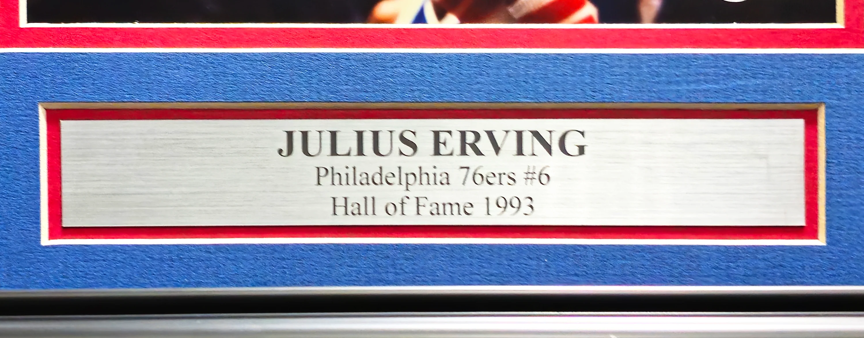 Julius "Dr. J" Erving Autographed Framed 8x10 Photo Philadelphia 76ers Beckett BAS QR #BM37813 - Image 5