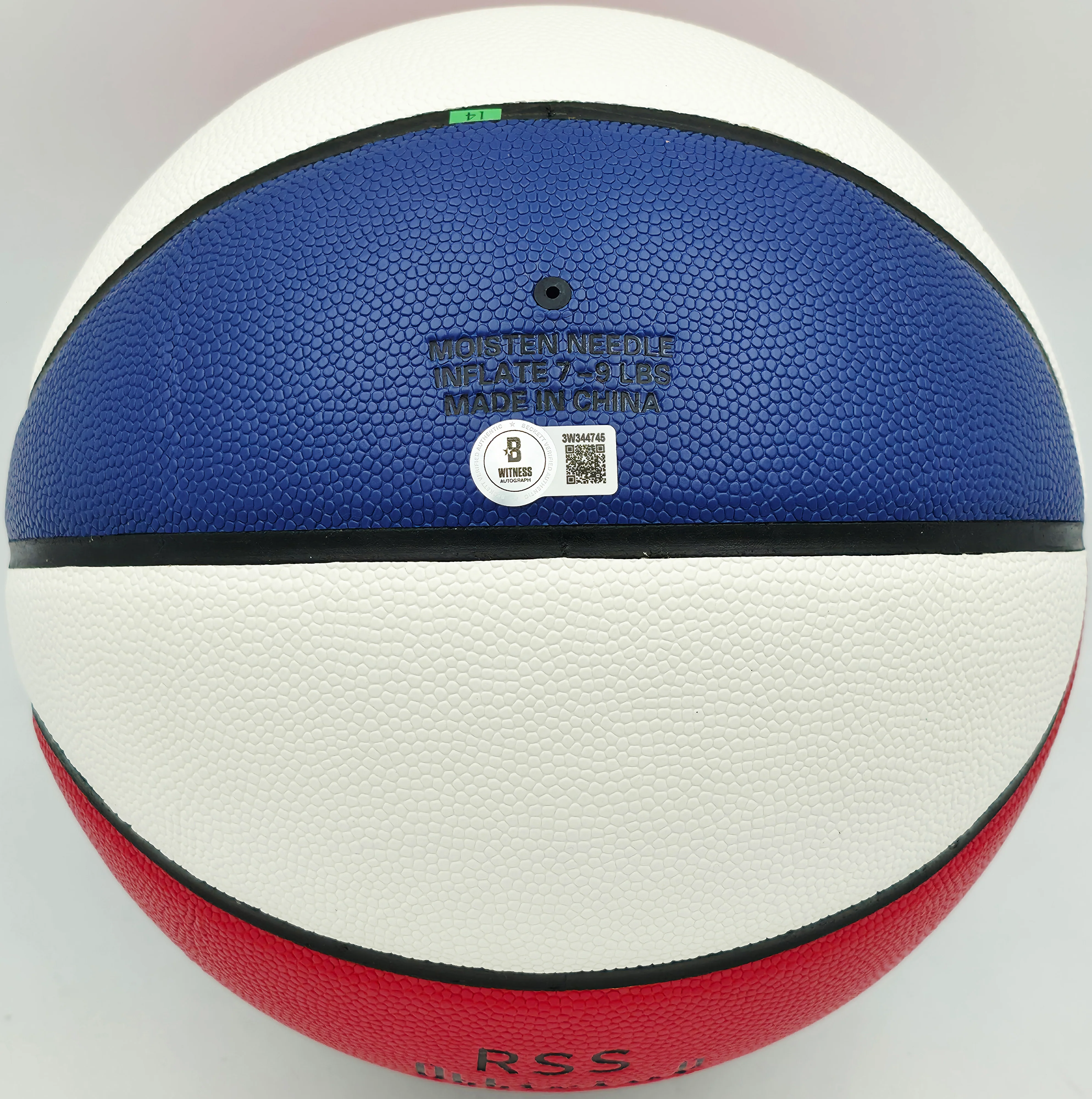 Julius "Dr. J" Erving Autographed Red, White & Blue ABA Basketball New Jersey Nets Beckett BAS Witness Stock #253710 - Image 5