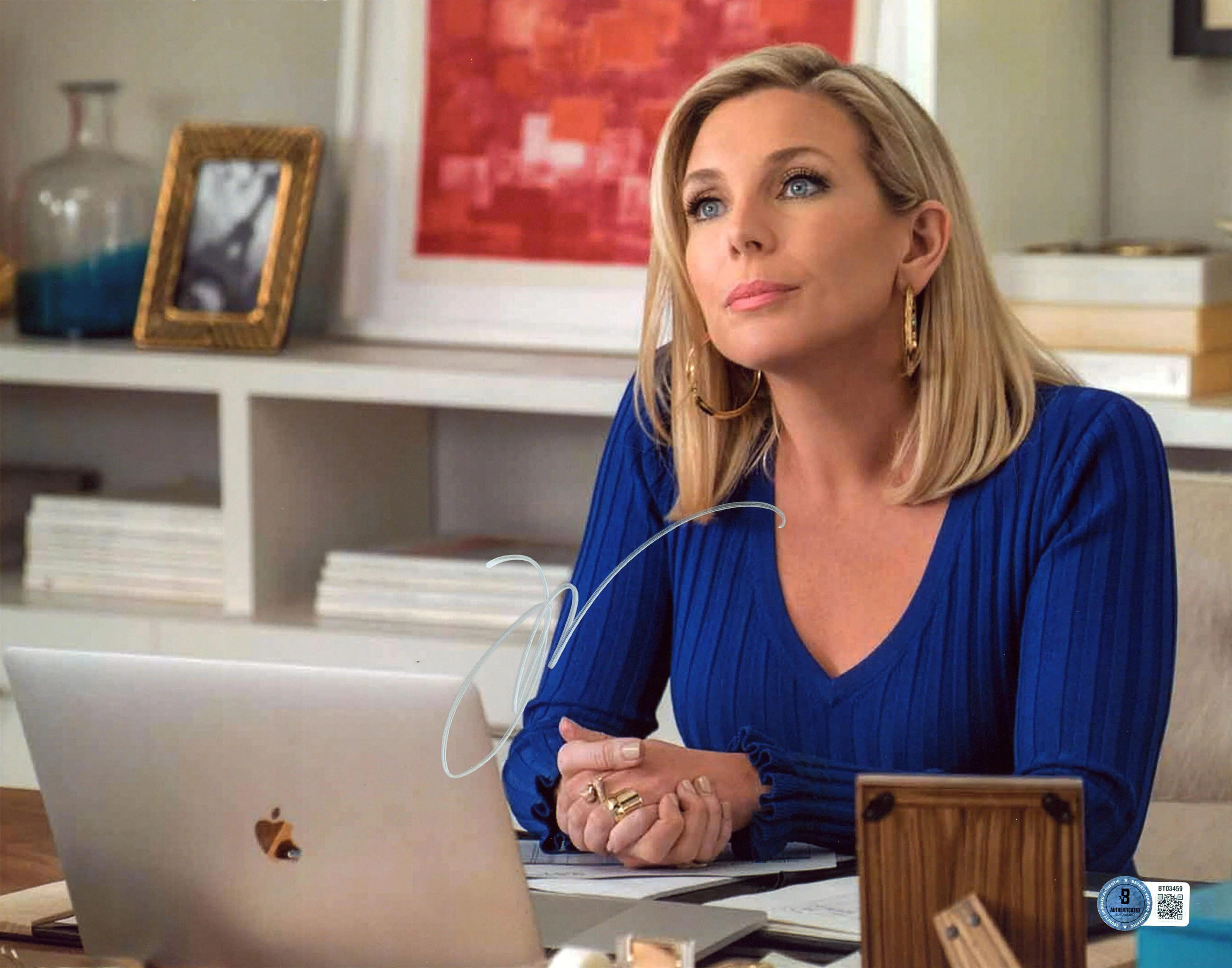 June Diane Raphael Grace & Frankie Authentic Signed 11x14 Photo BAS #BT03459 - Image 2