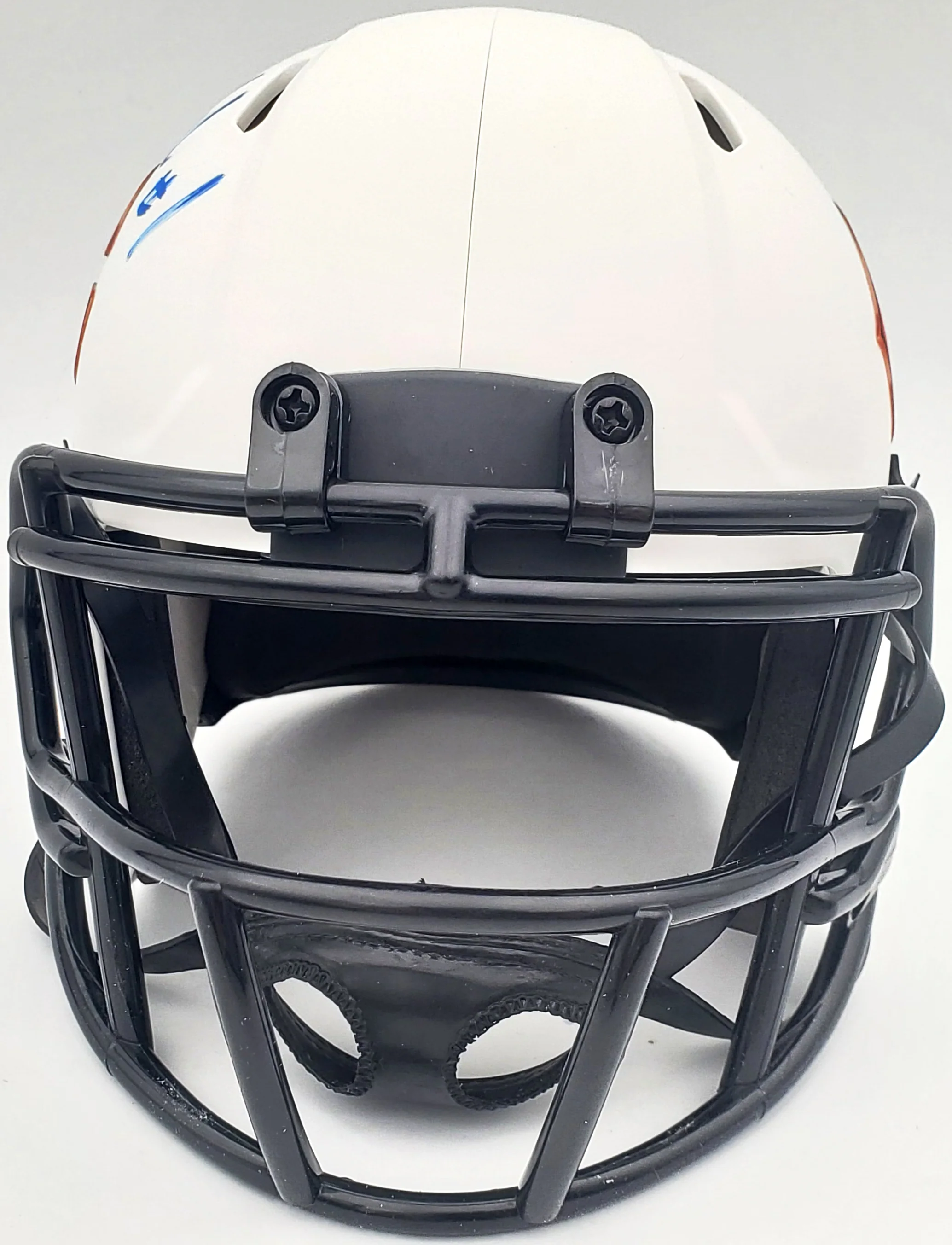 Justin Fields Autographed Chicago Bears Lunar Eclipse White Speed Mini Helmet Beckett BAS QR #WL62751 - Image 5