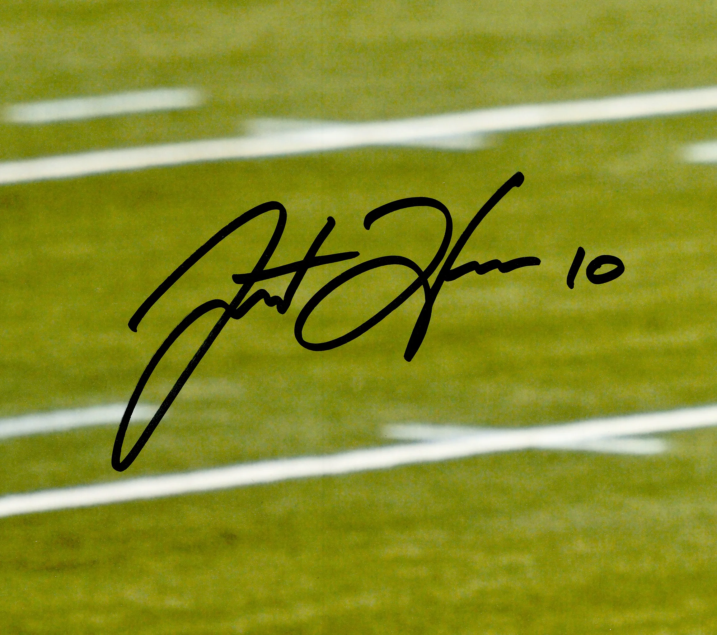 Justin Herbert Autographed 16x20 Photo Los Angeles Chargers Fanatics Holo Stock #237006 - Image 2