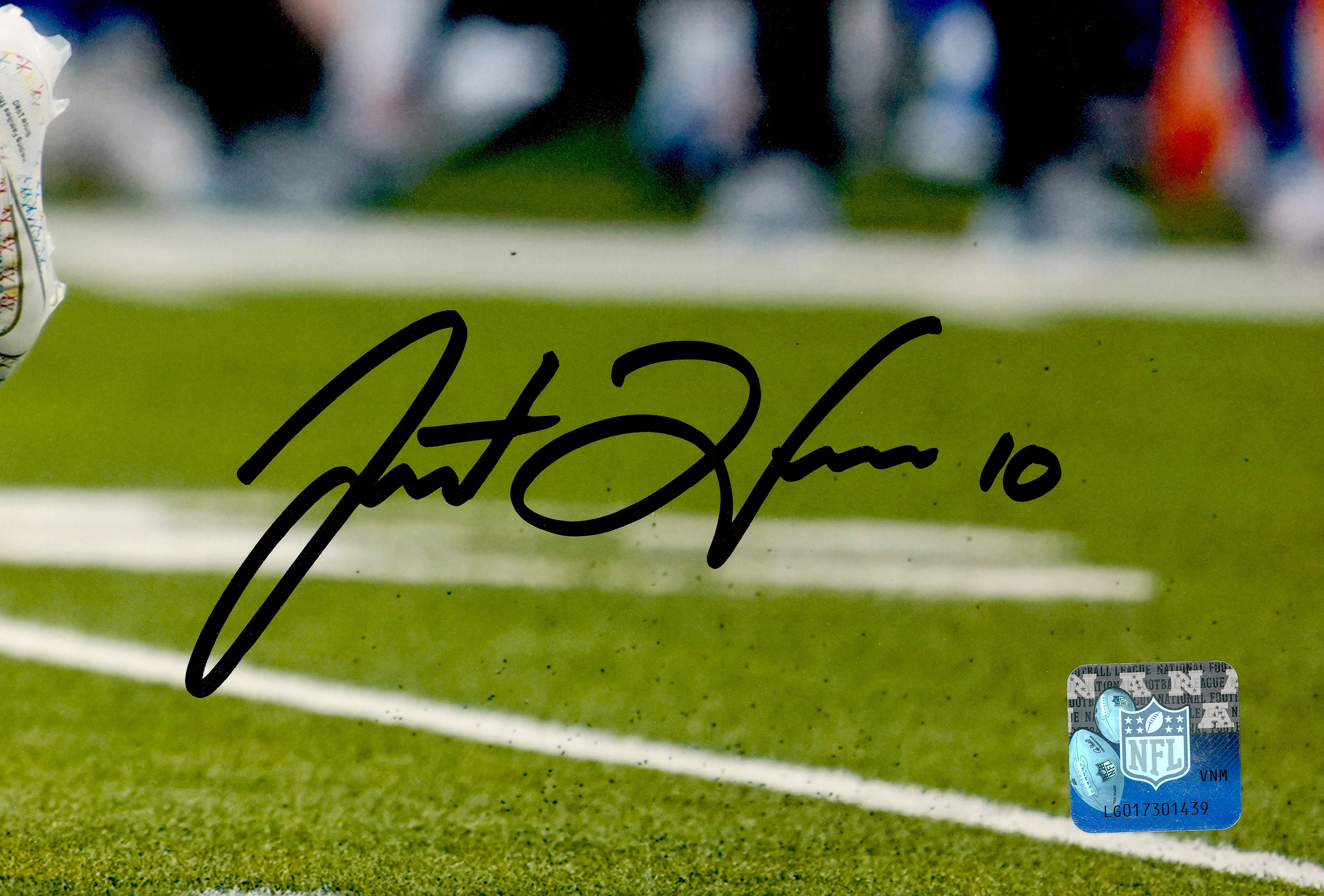 Justin Herbert Autographed 16x20 Photo Los Angeles Chargers Fanatics Holo Stock #262103 - Image 2